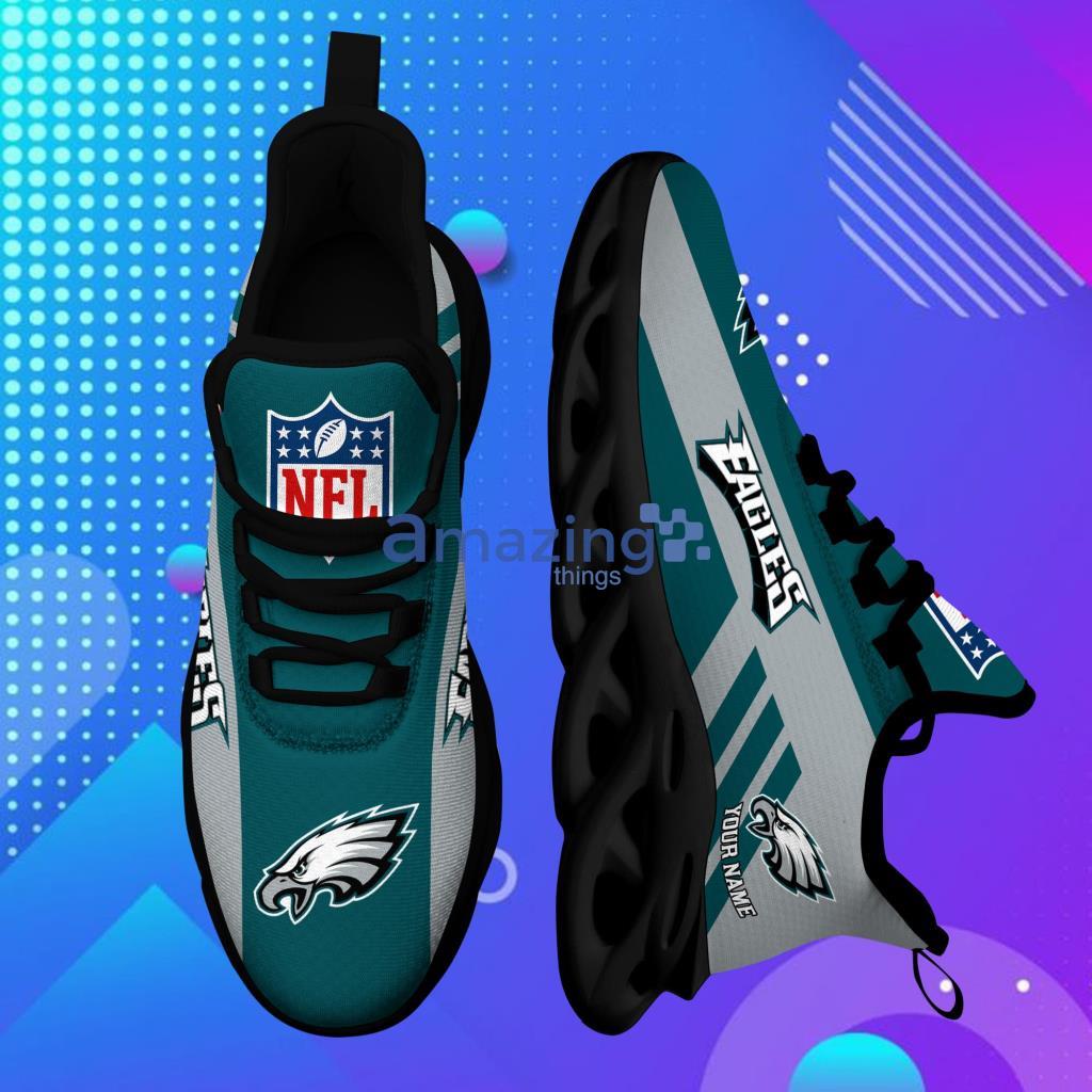 Custom Name Philadelph Eagles  Personalized Max Soul Shoes For Men And Women - 5