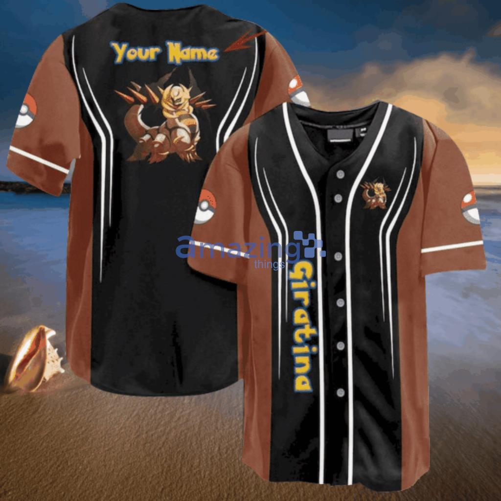 Custom Name Pokemon Giratina Pokemon Anime Baseball Jersey Gift For Lover Jersey Shirt - Custom Name Pokemon Giratina Pokemon Anime Baseball Jersey Gift For Lover Jersey Shirt
