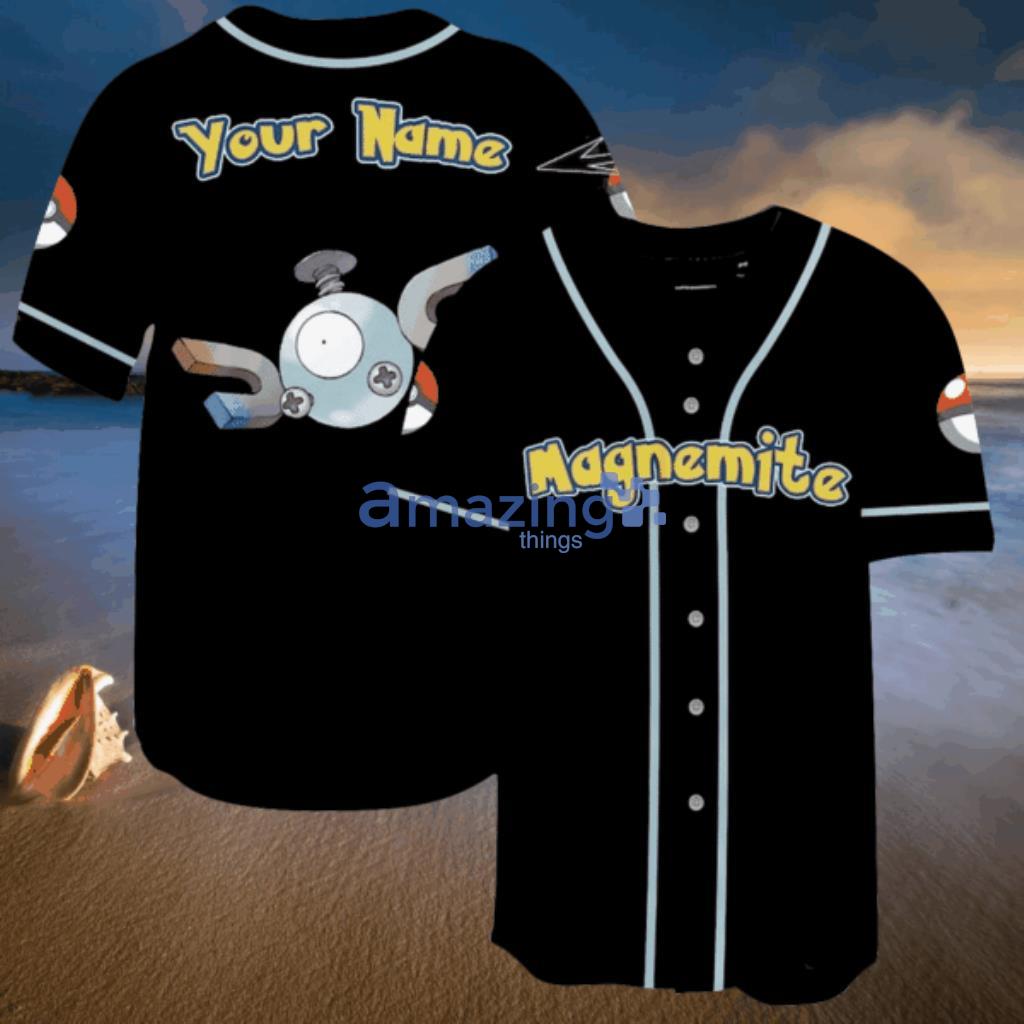 Custom Name Pokemon Magnemite Pokemon Anime Baseball Jersey Shirt - Custom Name Pokemon Magnemite Pokemon Anime Baseball Jersey Shirt Custom Name Pokemon Magnemite Pokemon Anime Baseball Jersey Shirt - Custom Name Pokemon Magnemite Pokemon Anime Baseball Jersey Shirt