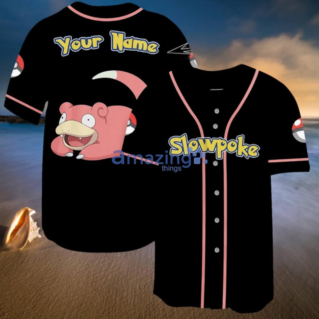 Custom Name Pokemon Slowpoke Pokemon Anime Baseball Jersey Shirt - Custom Name Pokemon Slowpoke Pokemon Anime Baseball Jersey Shirt Custom Name Pokemon Slowpoke Pokemon Anime Baseball Jersey Shirt - Custom Name Pokemon Slowpoke Pokemon Anime Baseball Jersey Shirt