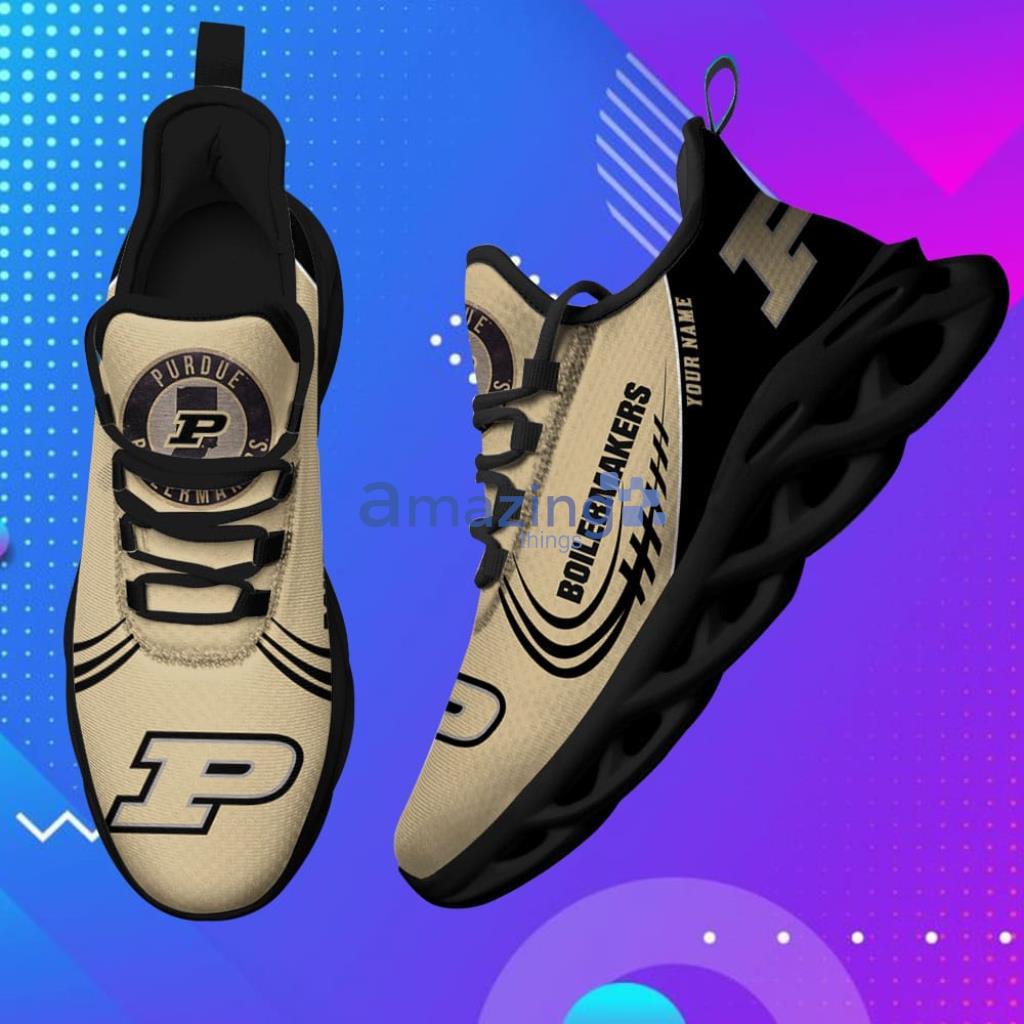 Custom Name Purdue Boilermakers-Personalized Max Soul Shoes For Men And Women - 3
