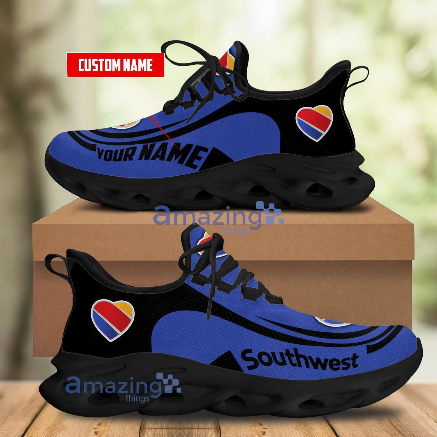 Custom Name Southwest Airlines Lover Max Soul Shoes Running Sneakers For Men And Women Product Photo 1