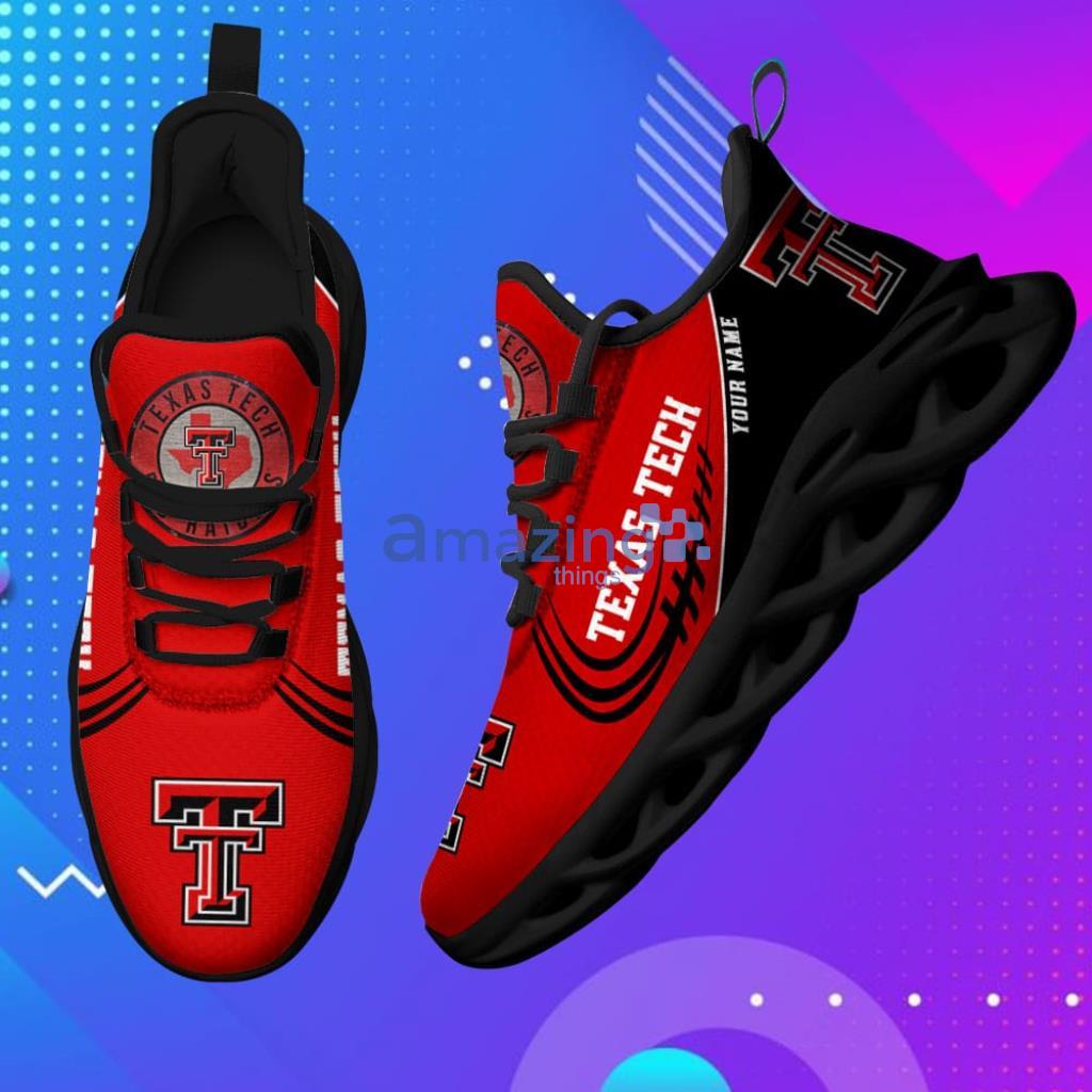 Custom Name Texas Tech Red Raiders-Personalized Max Soul Shoes For Men And Women - 3
