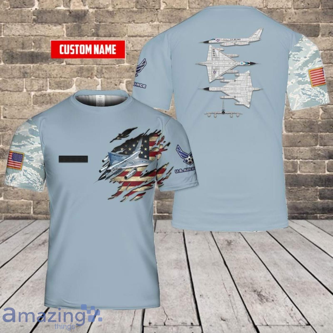 Custom Name US Air Force Convair B-58 Hustler 3D T-Shirt For Fans Product Photo 1 Custom Name US Air Force Convair B-58 Hustler 3D T-Shirt For Fans Product Photo 1