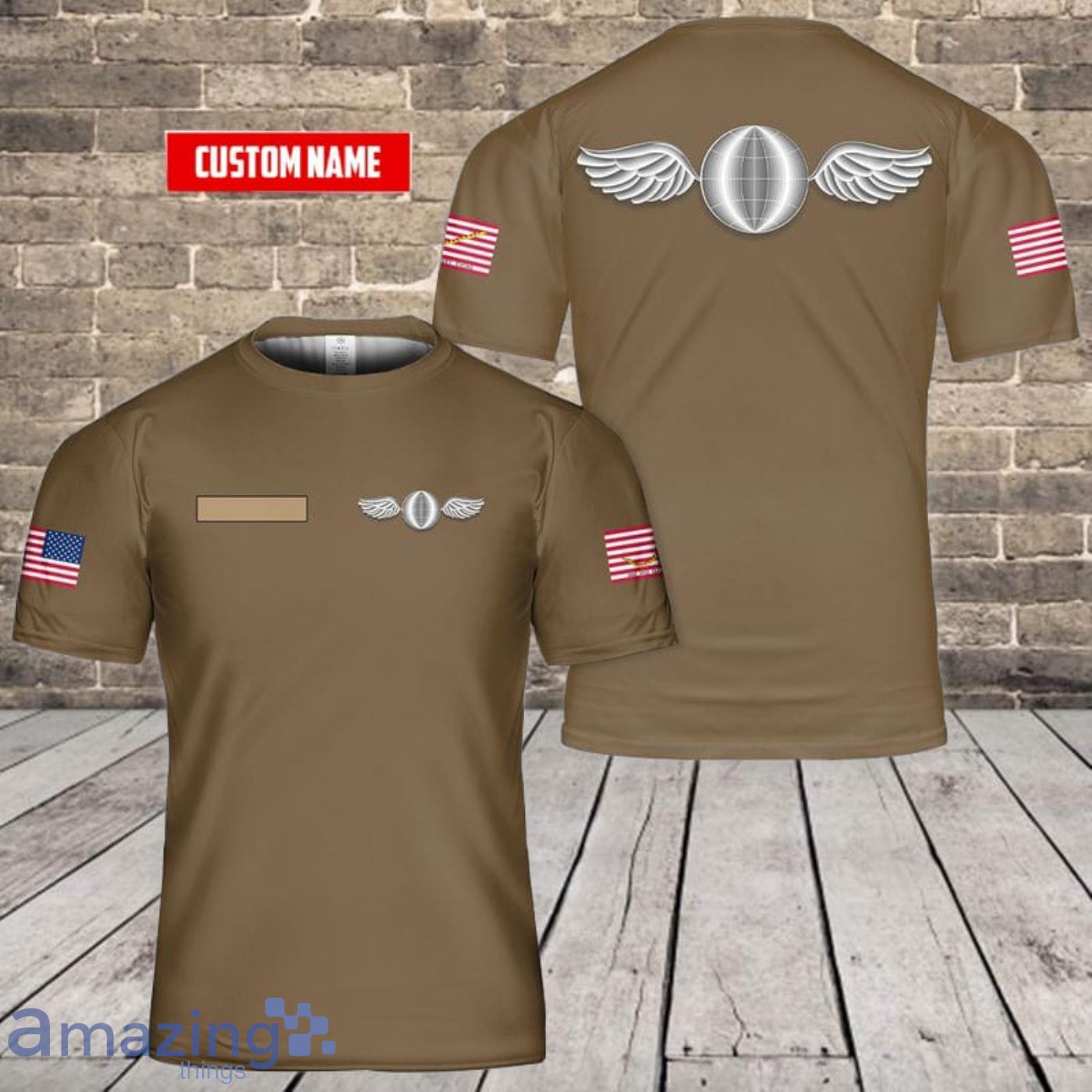 Custom Name US Navy AE 3D T-Shirt For Fans Product Photo 1 Custom Name US Navy AE 3D T-Shirt For Fans Product Photo 1