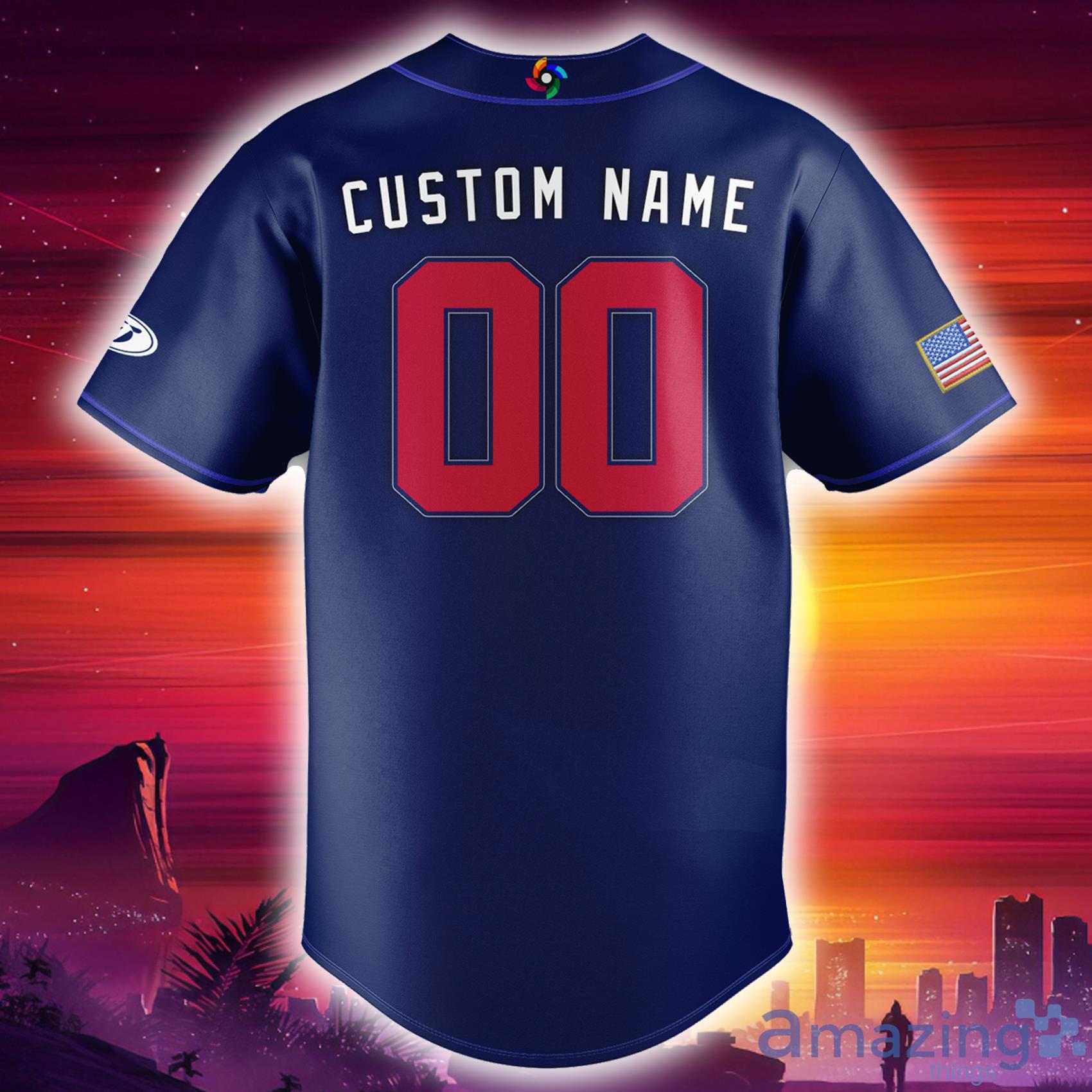 Custom Name Usa Baseball 2023 World Baseball Jersey For Men And Women