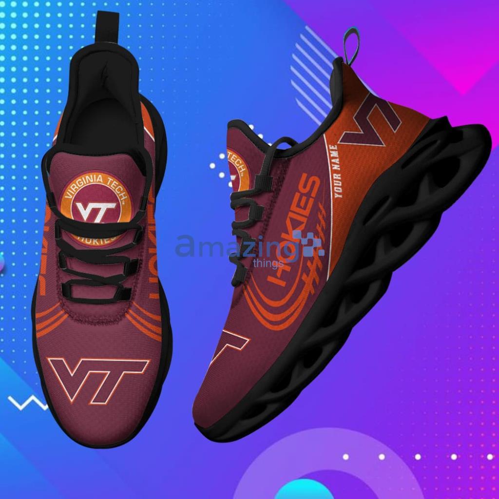 Custom Name Virginia Tech Hokies-Personalized Max Soul Shoes For Men And Women - 3