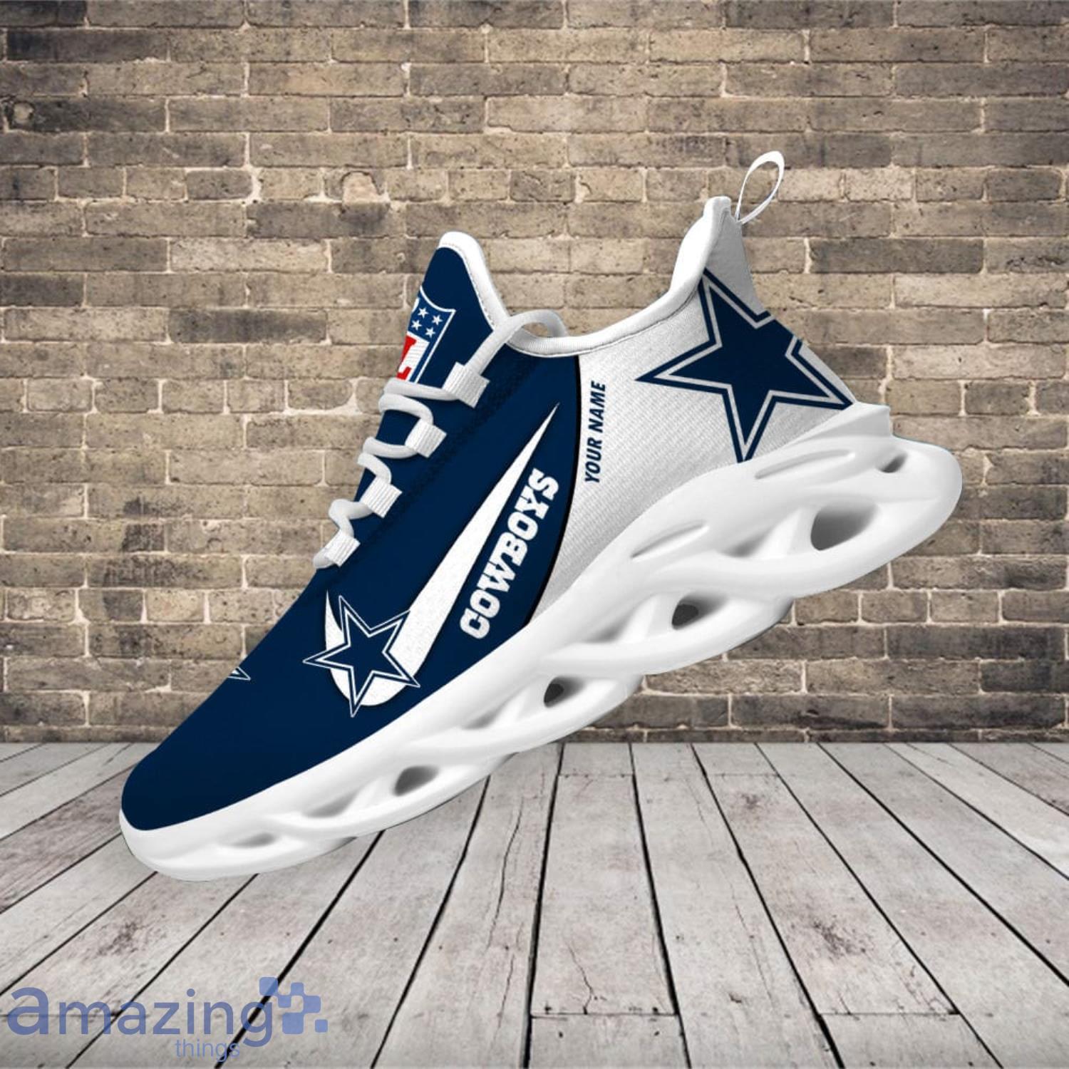 Dallas Cowboys Personalized Name NFL Max Soul Shoes Men And Women