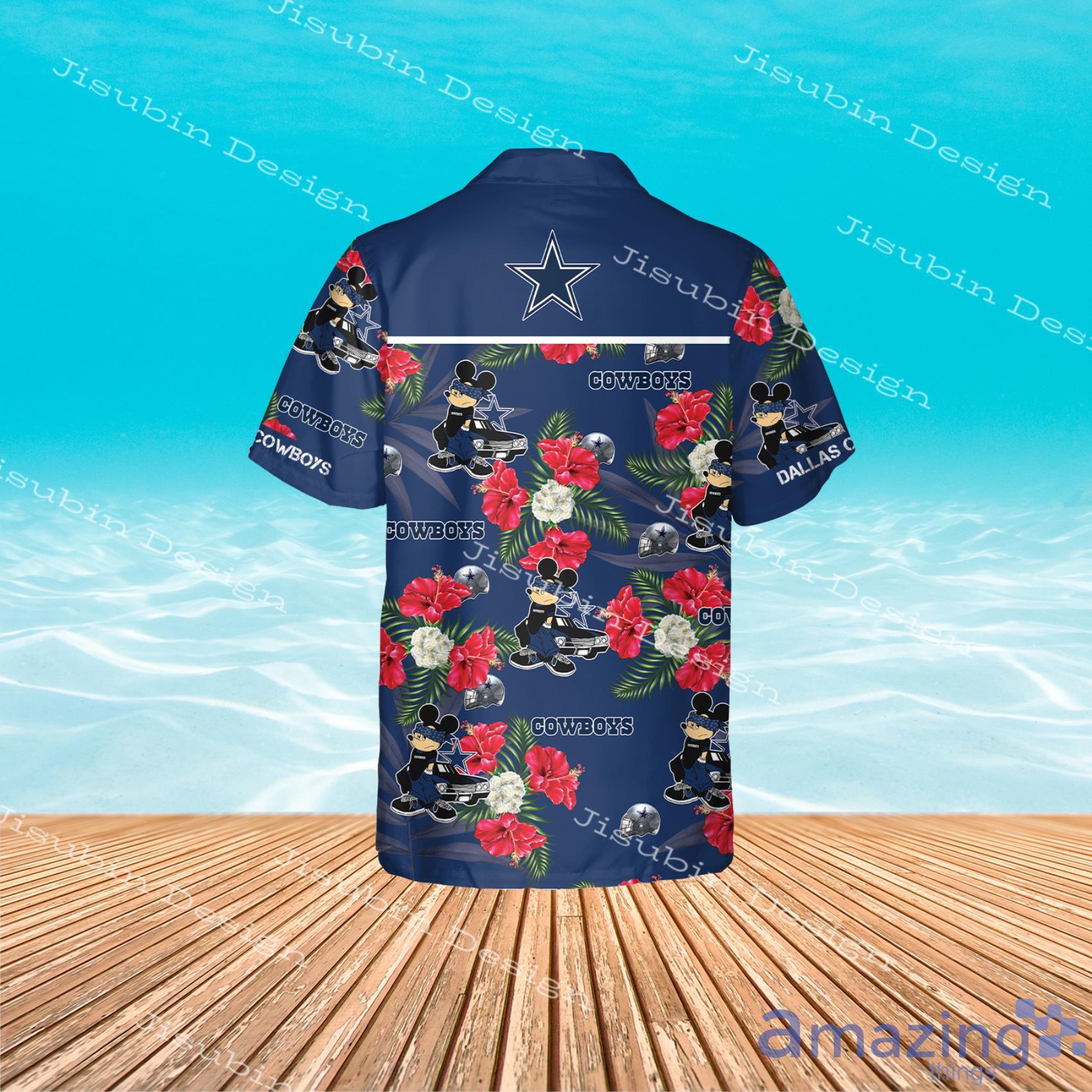 Dallas Cowboys Mickey Mouse Hawaiian Shirt, Dallas Cowboys Logo