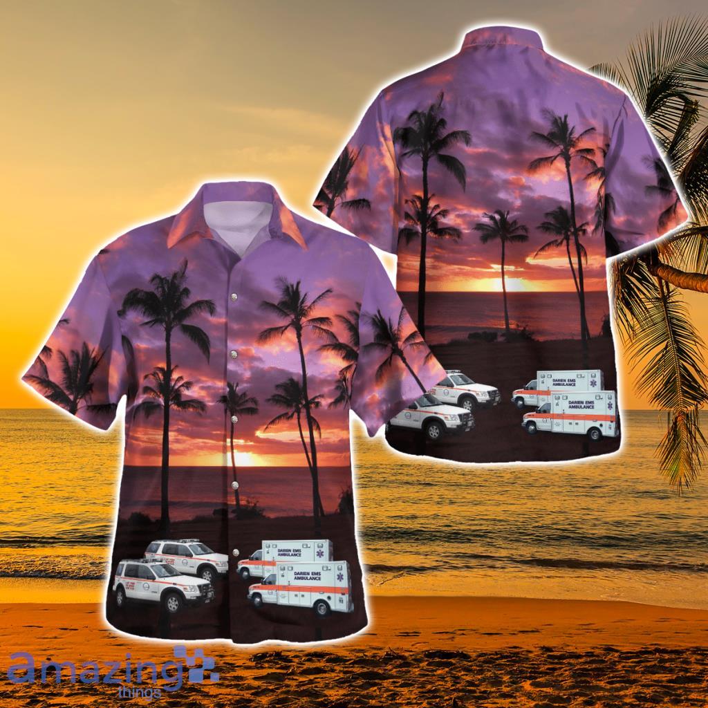 Darien Ems - Post 53, Darien, Connecticut Hawaiian Shirt - Darien Ems - Post 53, Darien, Connecticut Hawaiian Shirt