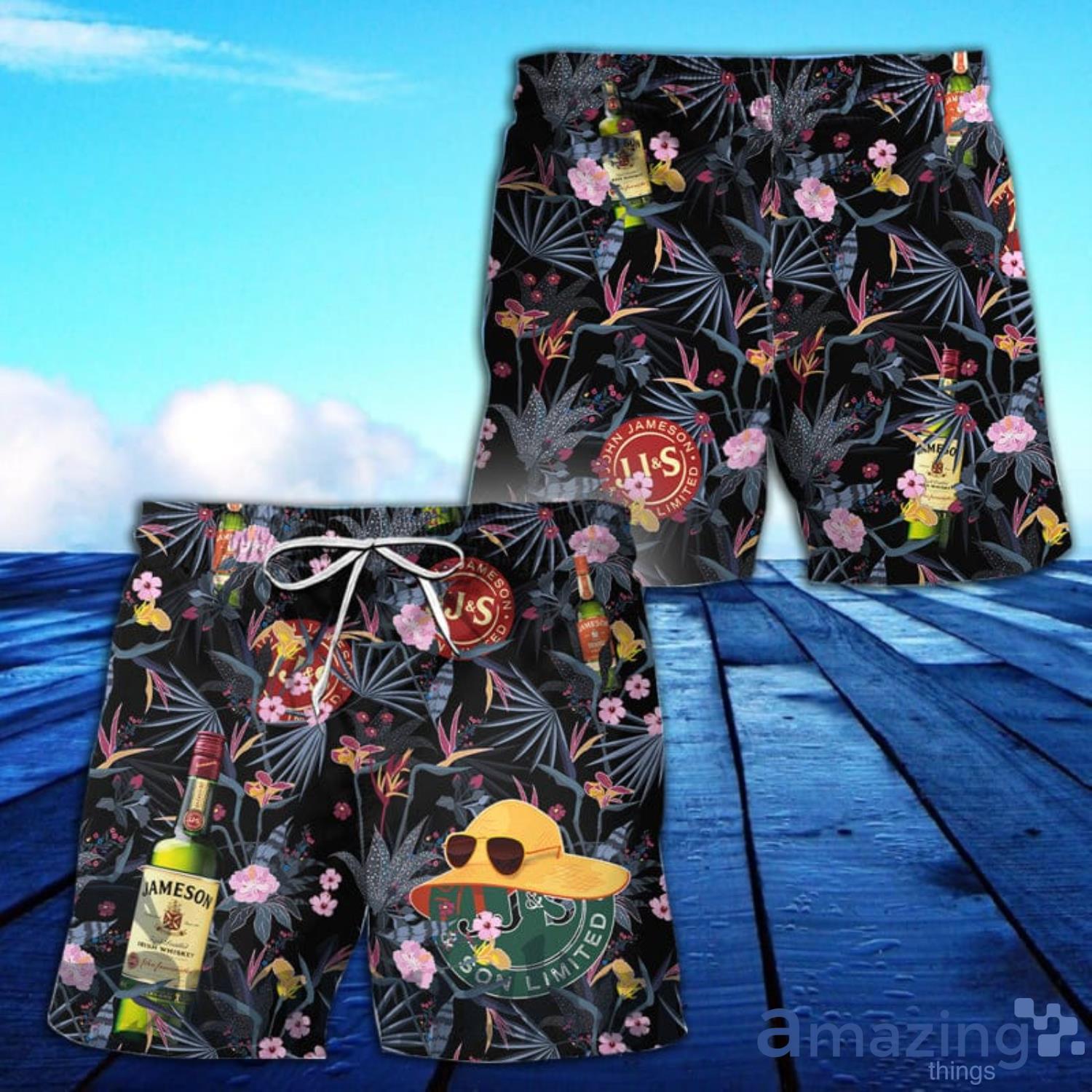 Dark Tropical Jameson All Over Print Hawaiian Short Product Photo 1