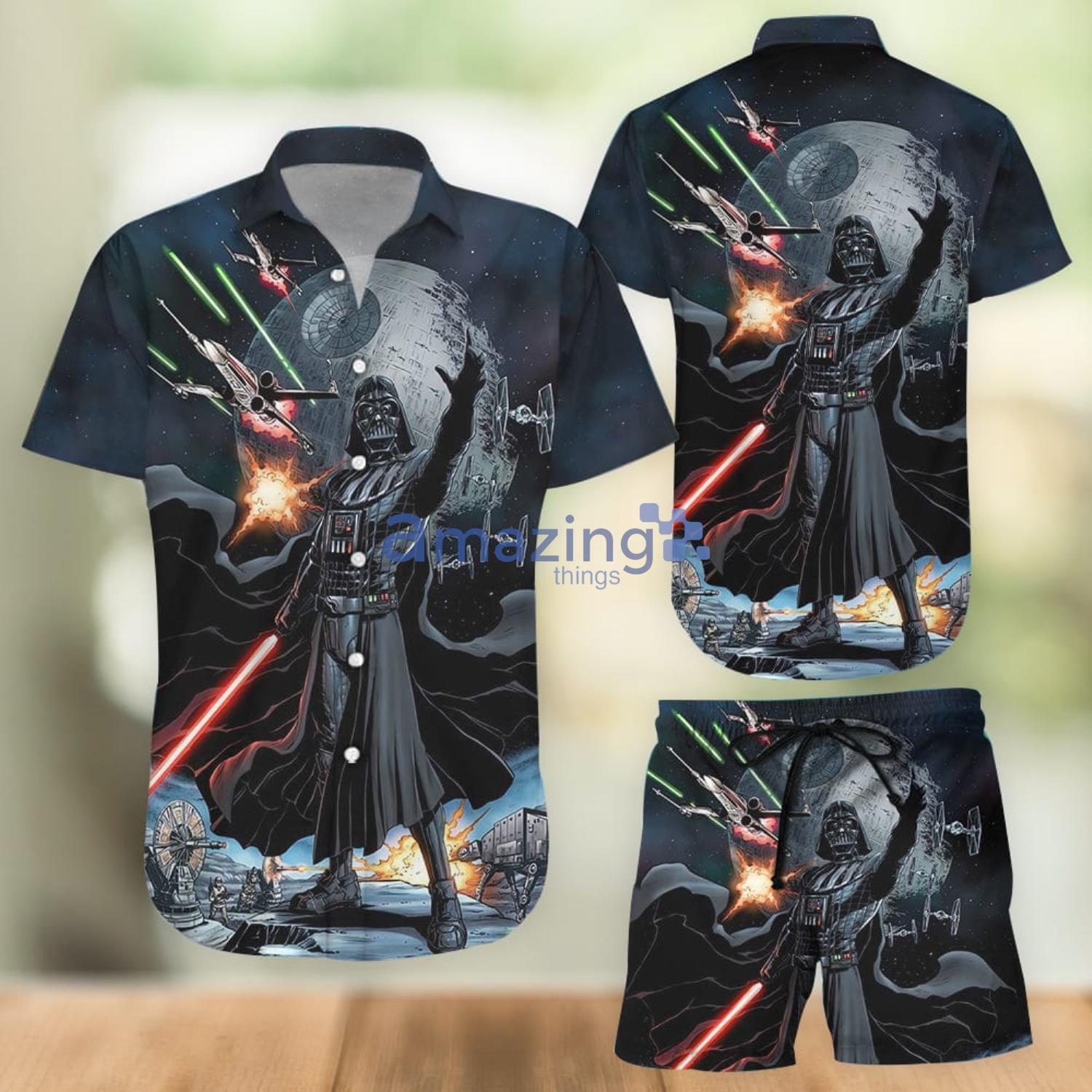 Star Wars Darth Vader Pirates Hawaiian Shirt Shorts -   Worldwide Shipping
