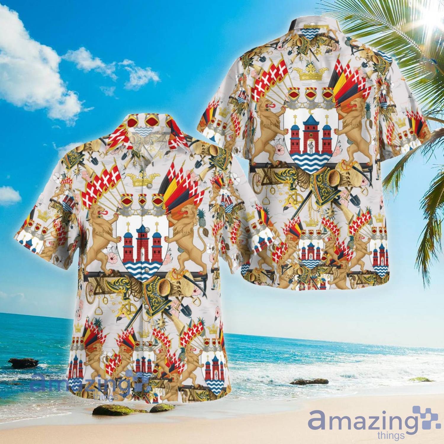 Denmark Copenhagen Aloha Short Sleeve Hawaiian Shirt Summer Gift Product Photo 1