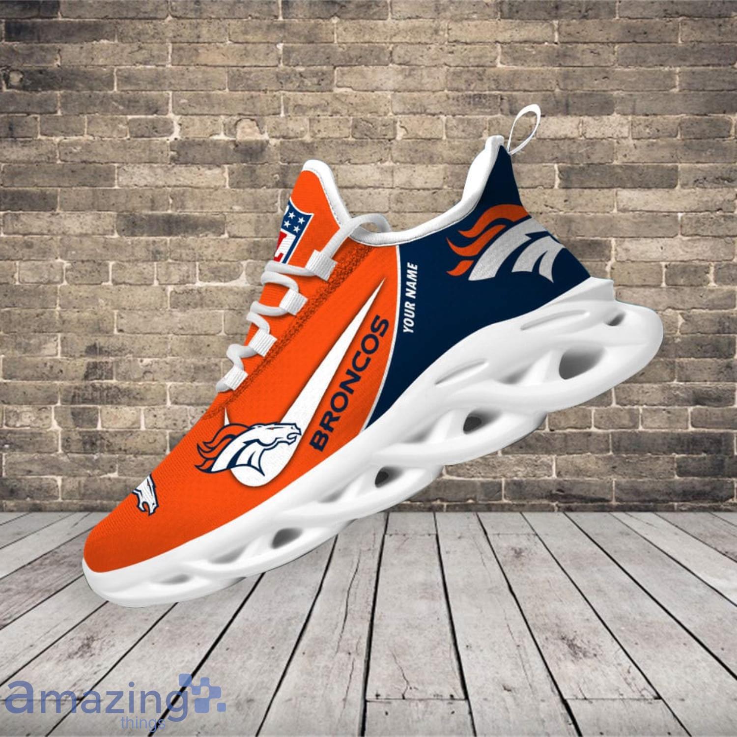 Denver Broncos NFL Max Soul Shoes Star Custom Name Sneakers For Men And  Women