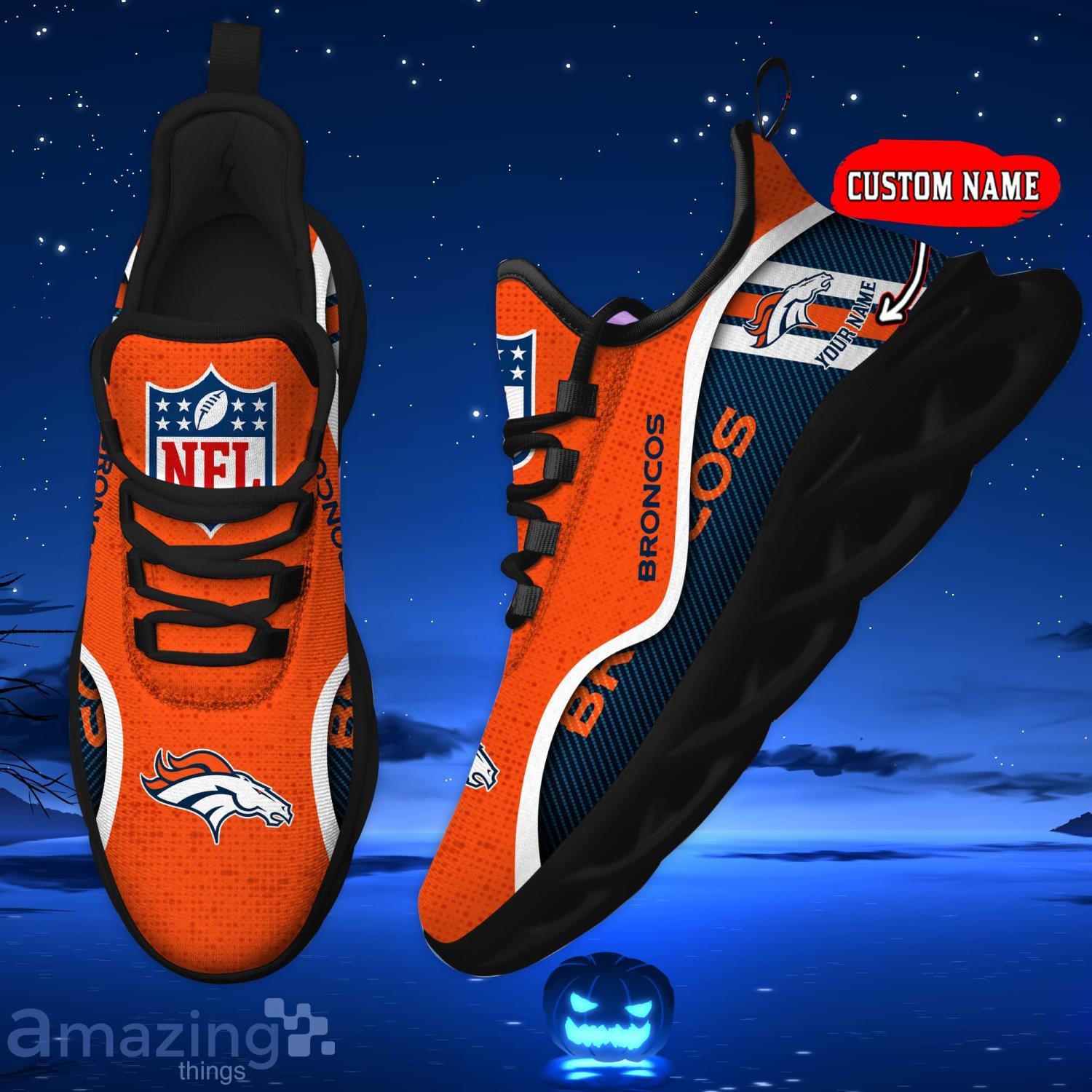 Denver Broncos CUSTOM Nike Air Force Shoes -  Worldwide  Shipping