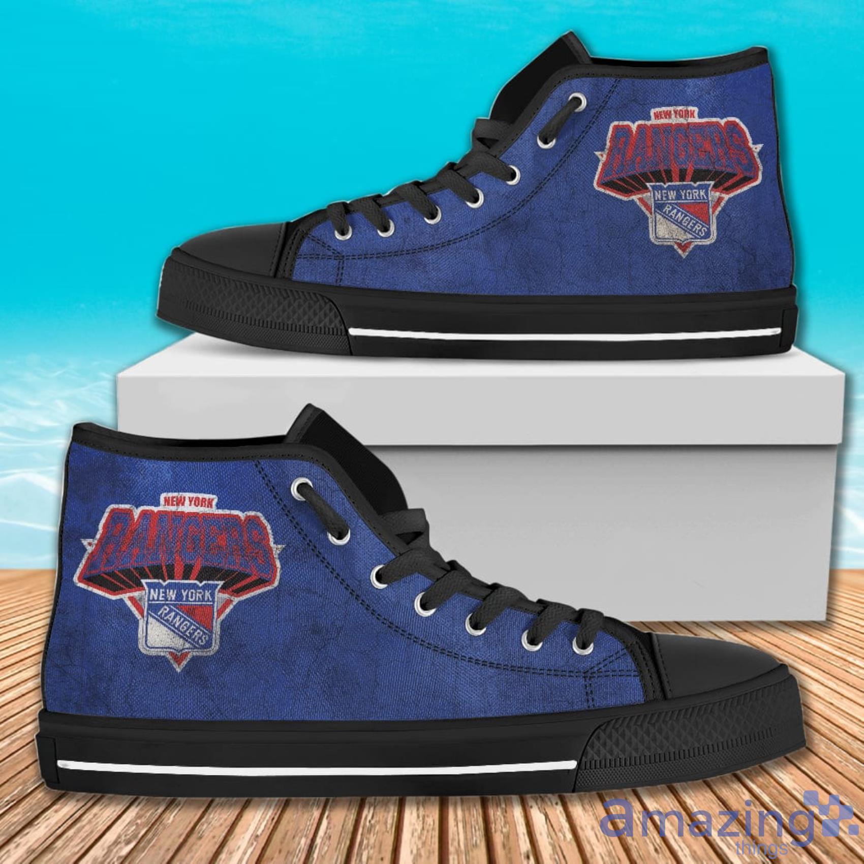 Design For Sport's Fans New York Rangers High Top Shoes For Men And Women Product Photo 1