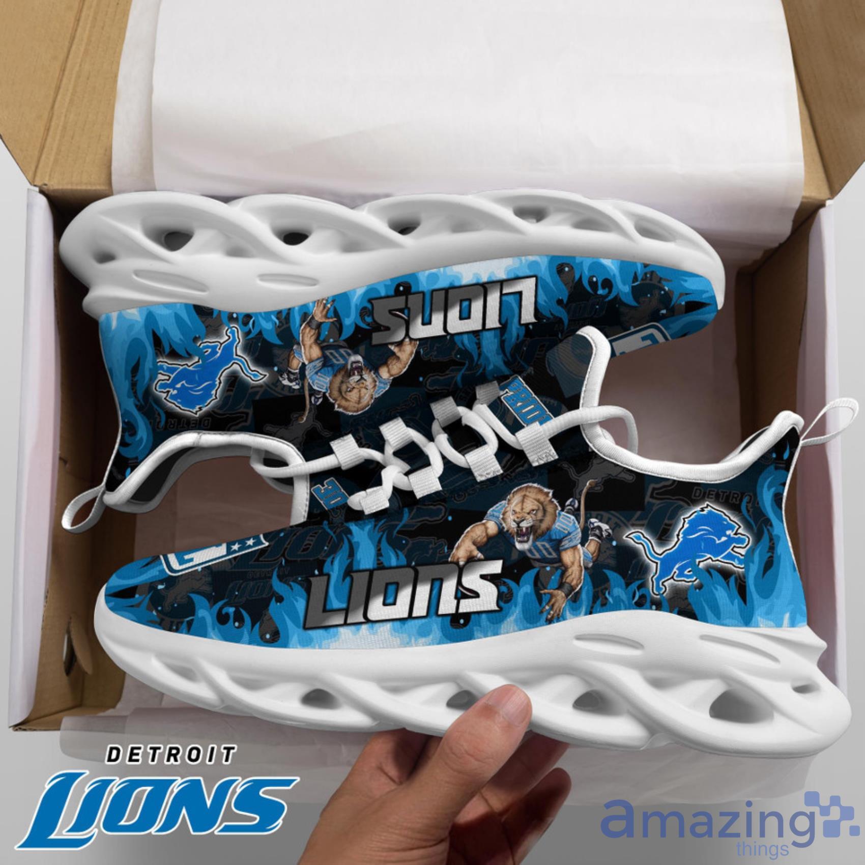 Detroit Lions Team v2 Gift For Fan Sandals in 2023