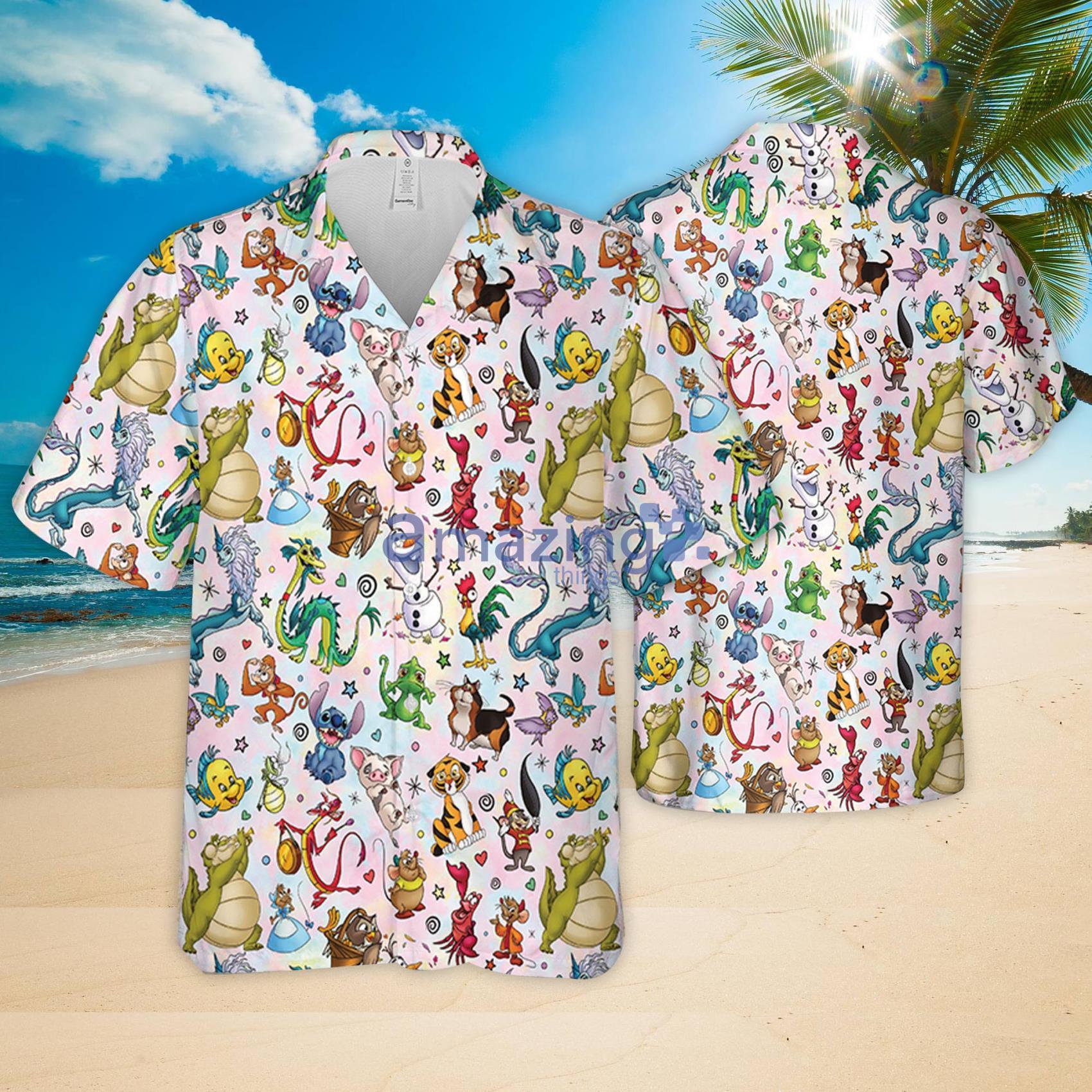 Disney Characters Summer Gift For Men And Women Hawaiian Shirt Product Photo 1