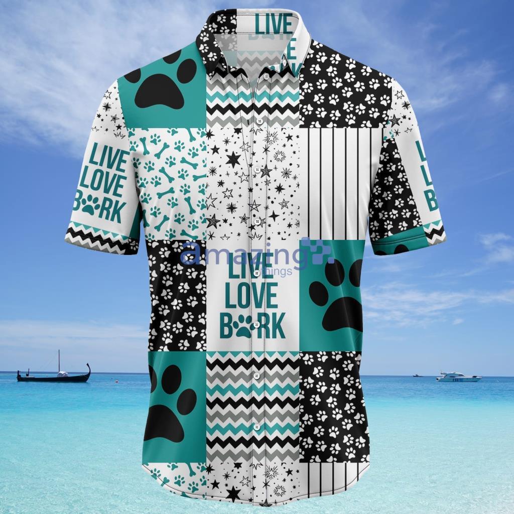 Dog Shape Pattern Hawaiian Shirt - Dog Shape Pattern Hawaiian Shirt