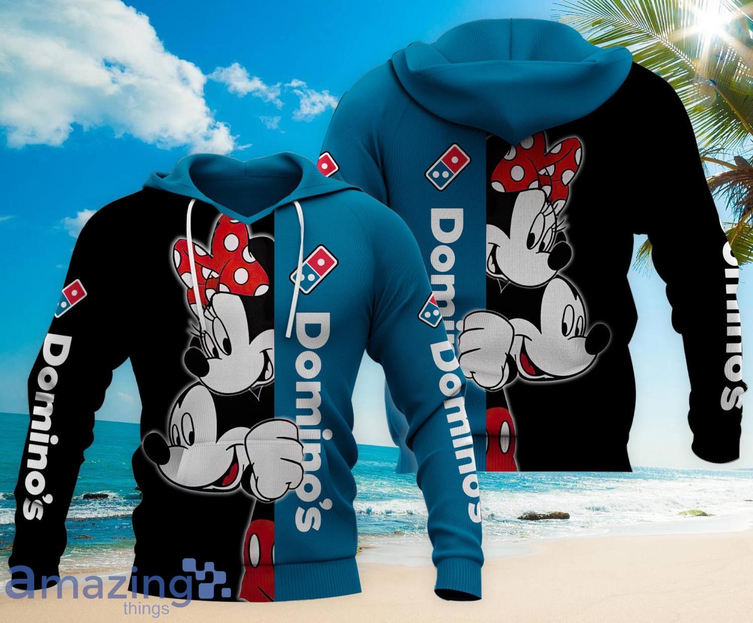 Domino's Pizza Mickey And Minnie 3D All Over Printed Hoodie Zip Hoodie image Domino's Pizza Mickey And Minnie 3D All Over Printed Hoodie Zip Hoodie Product Photo 1