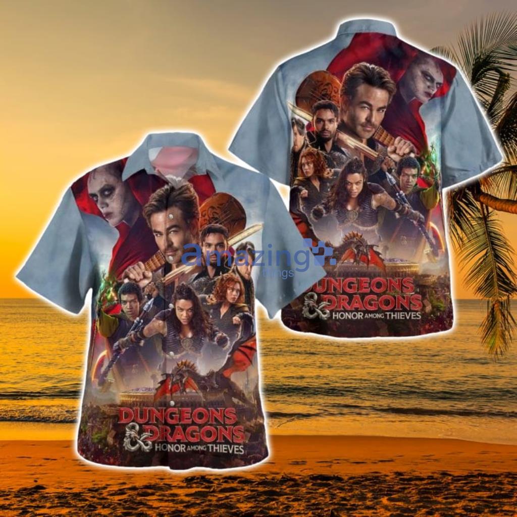 Dungeons & Dragons Honor Among Thieves 2023 Tropical Hawaiian Shirt - Dungeons & Dragons Honor Among Thieves 2023 Tropical Hawaiian Shirt