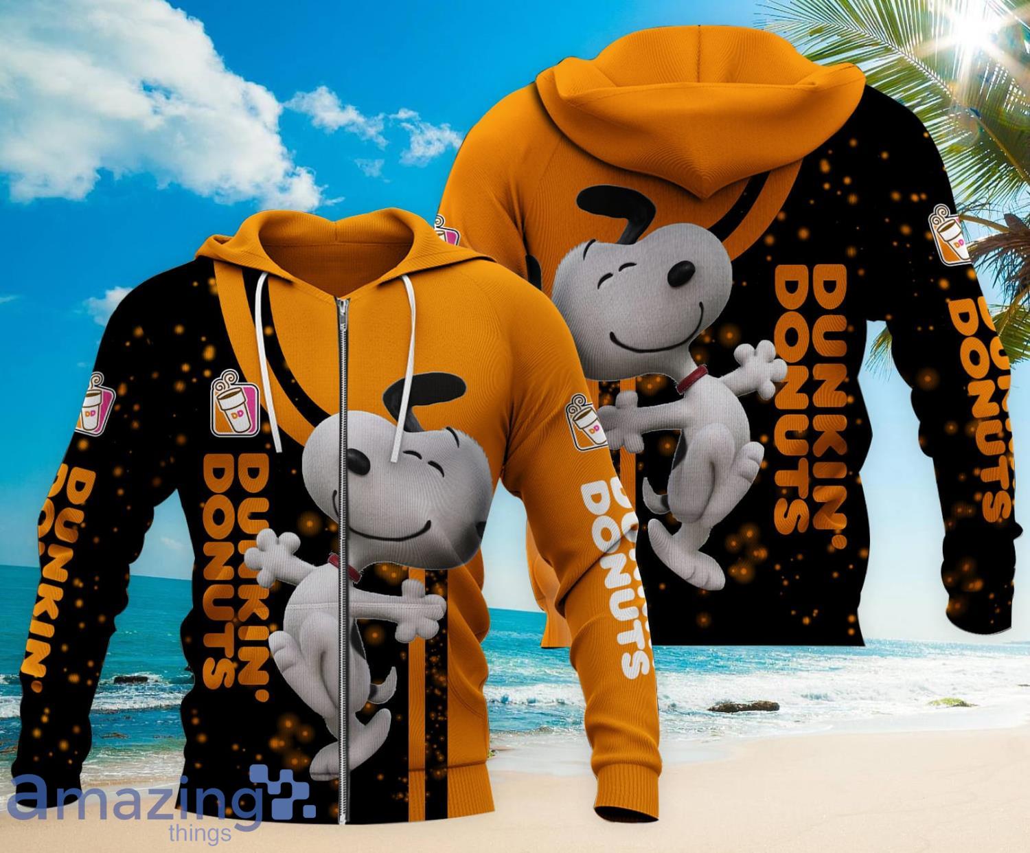 Dunkin’ Donuts Cute Snoopy 3D All Over Printed Hoodie Zip Hoodie image Dunkin’ Donuts Cute Snoopy 3D All Over Printed Hoodie Zip Hoodie Product Photo 2