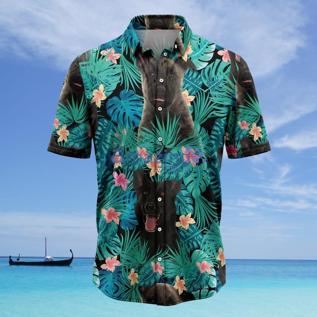 Dutch Shepherd Tropical Hawaiian Shirt - Dutch Shepherd Tropical Hawaiian Shirt Dutch Shepherd Tropical Hawaiian Shirt - Dutch Shepherd Tropical Hawaiian Shirt