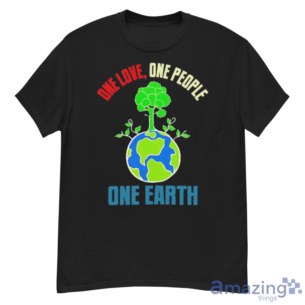 Earth Day One Love One People One Earth Trending T-Shirt For Men And Women - G500 Men’s Classic T-Shirt