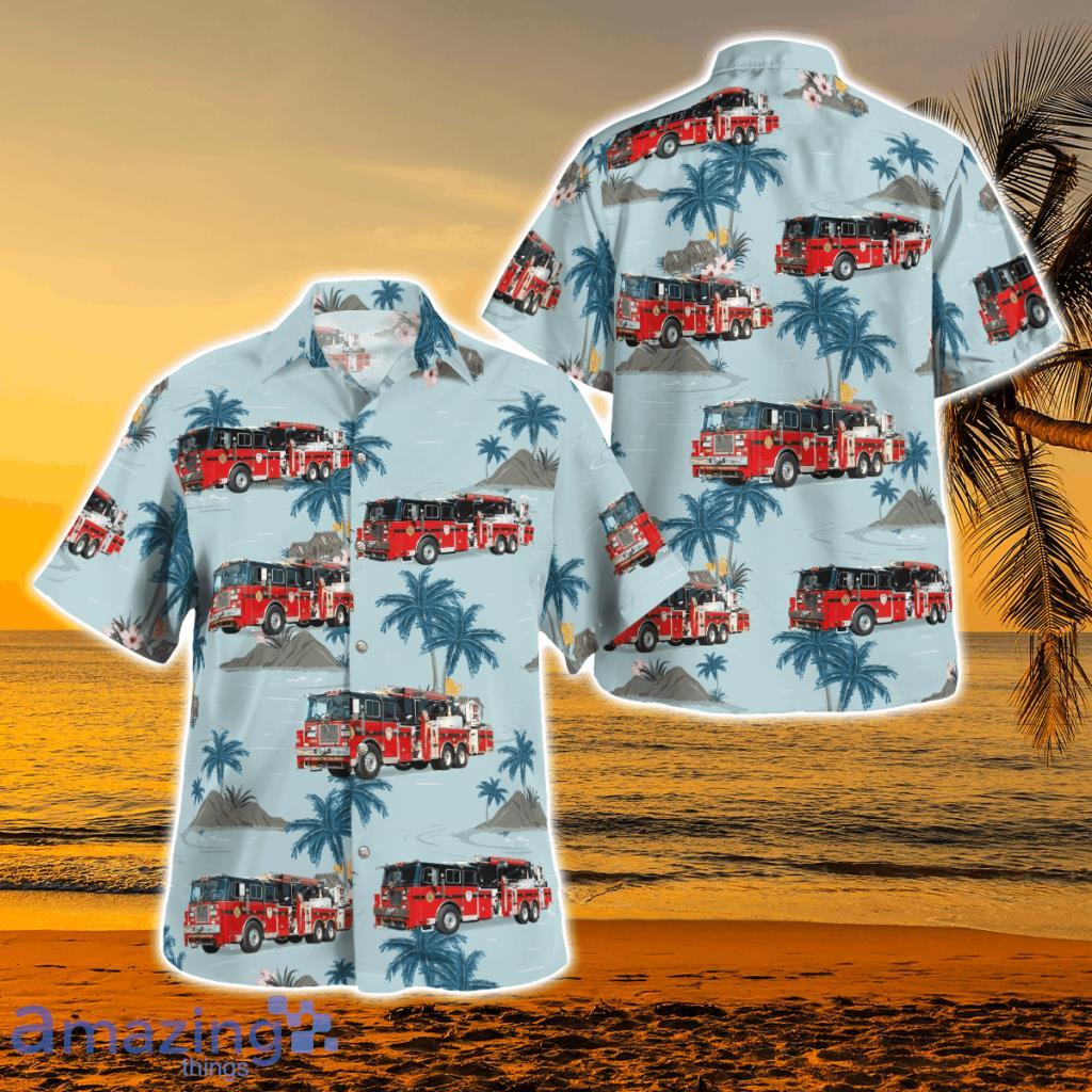 East Quogue, Ny Fire Department Hawaiian Shirt - East Quogue, Ny Fire Department Hawaiian Shirt