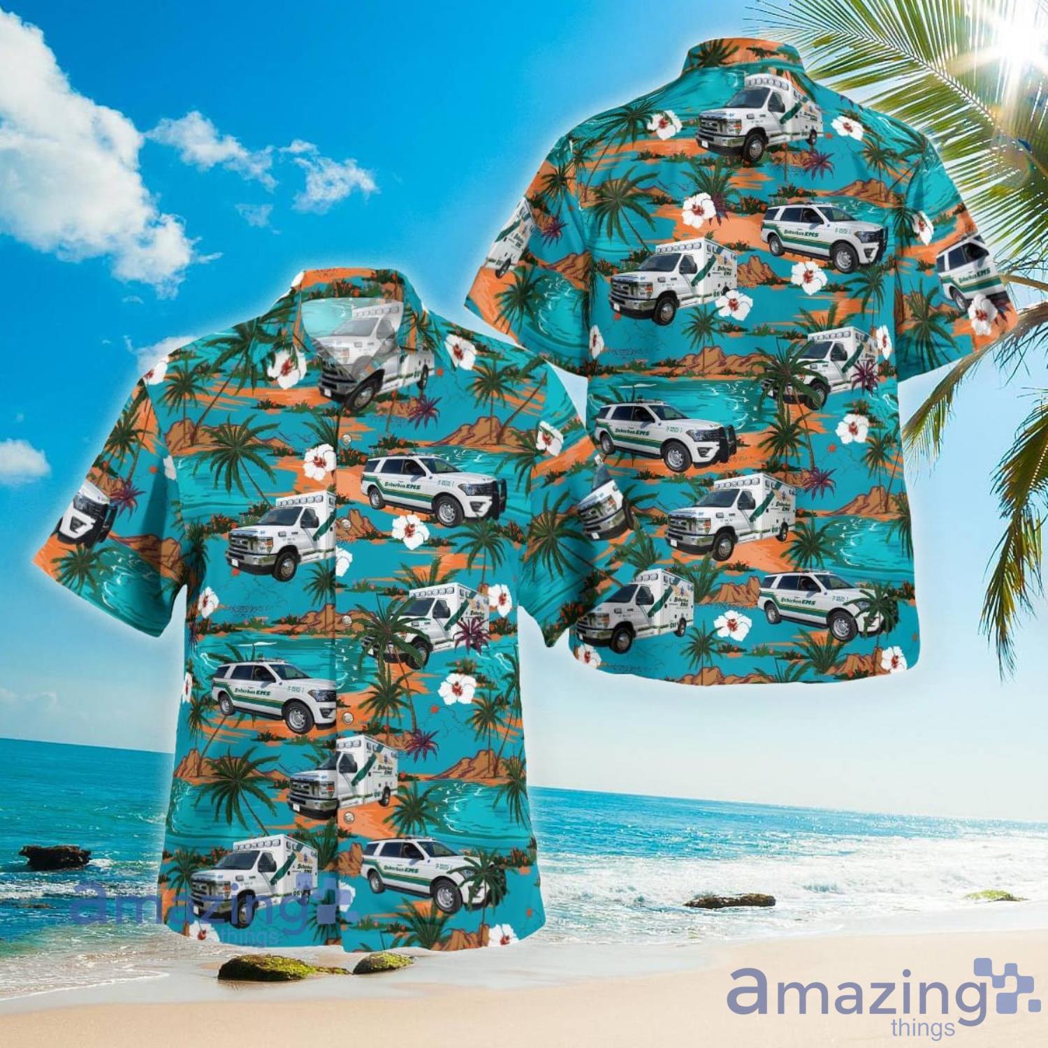 Easton Pennsylvania Suburban EMS Aloha Hawaiian Shirt Summer Gift Product Photo 1