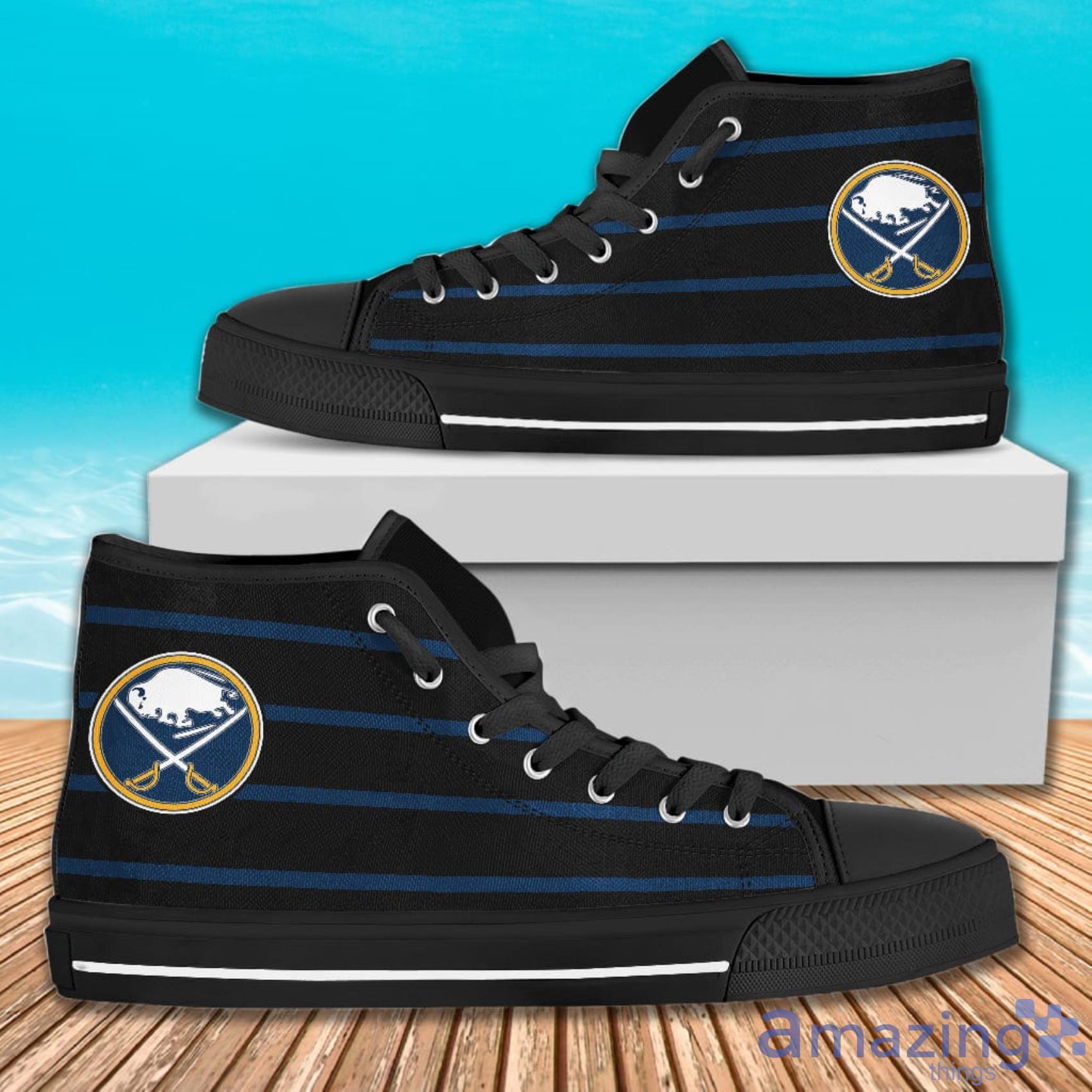 Edge Straight Perfect Circle Buffalo Sabres AOP High Top Shoes For Men And Women Product Photo 1
