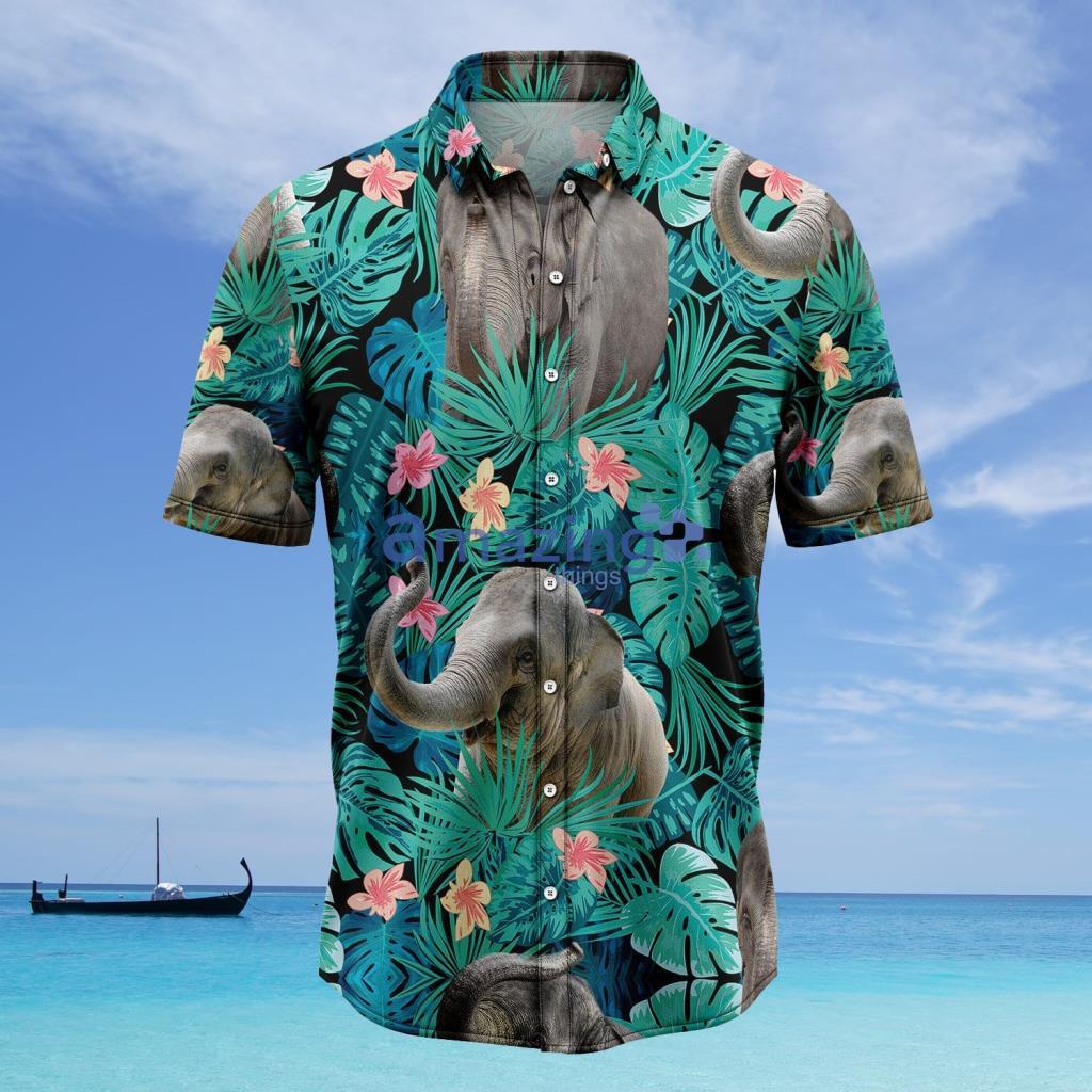 Elephant Tropical Hawaiian Shirt - Elephant Tropical Hawaiian Shirt