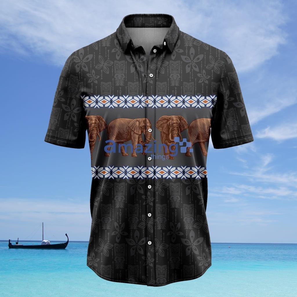 Elephant Tropical Island Hawaiian Shirt - Elephant Tropical Island Hawaiian Shirt