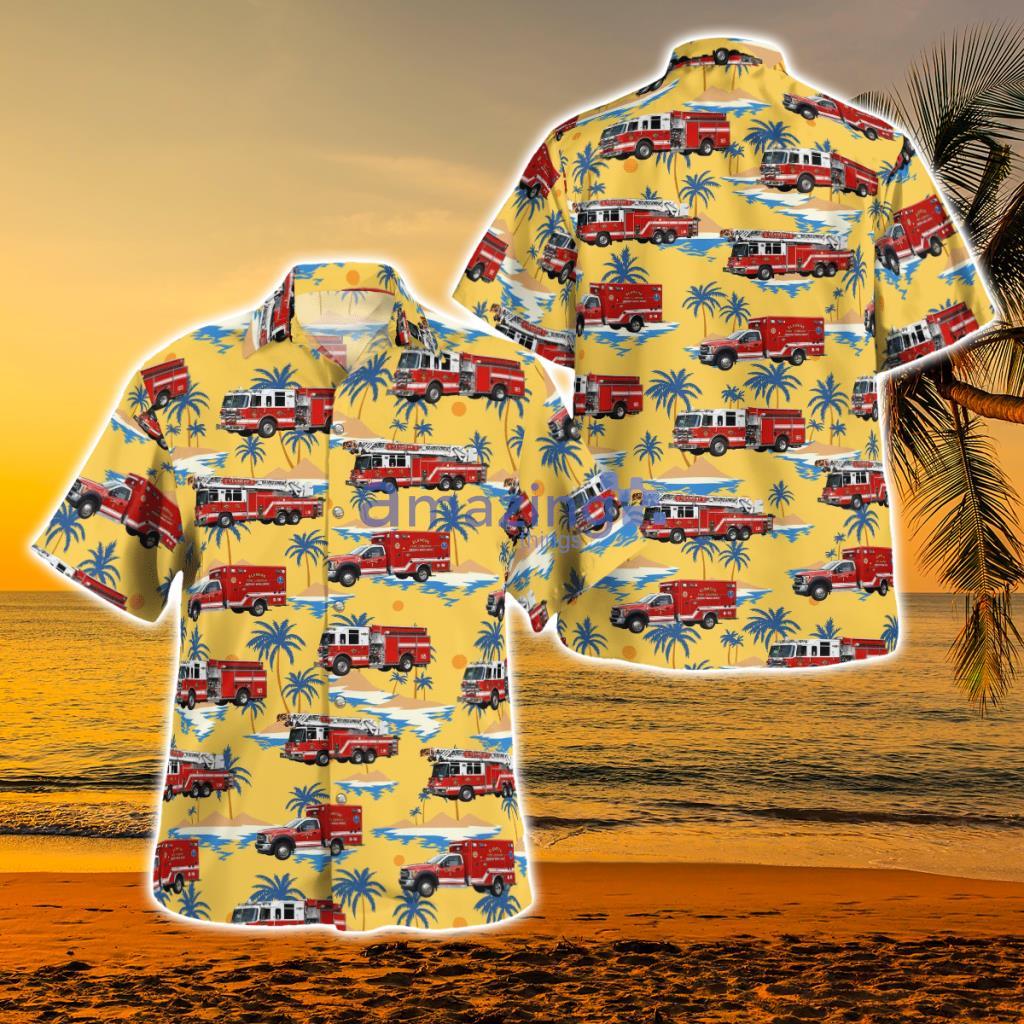 Elsmere, Delaware, Elsmere Fire Company No.1 Hawaiian Shirt - Elsmere, Delaware, Elsmere Fire Company No.1 Hawaiian Shirt