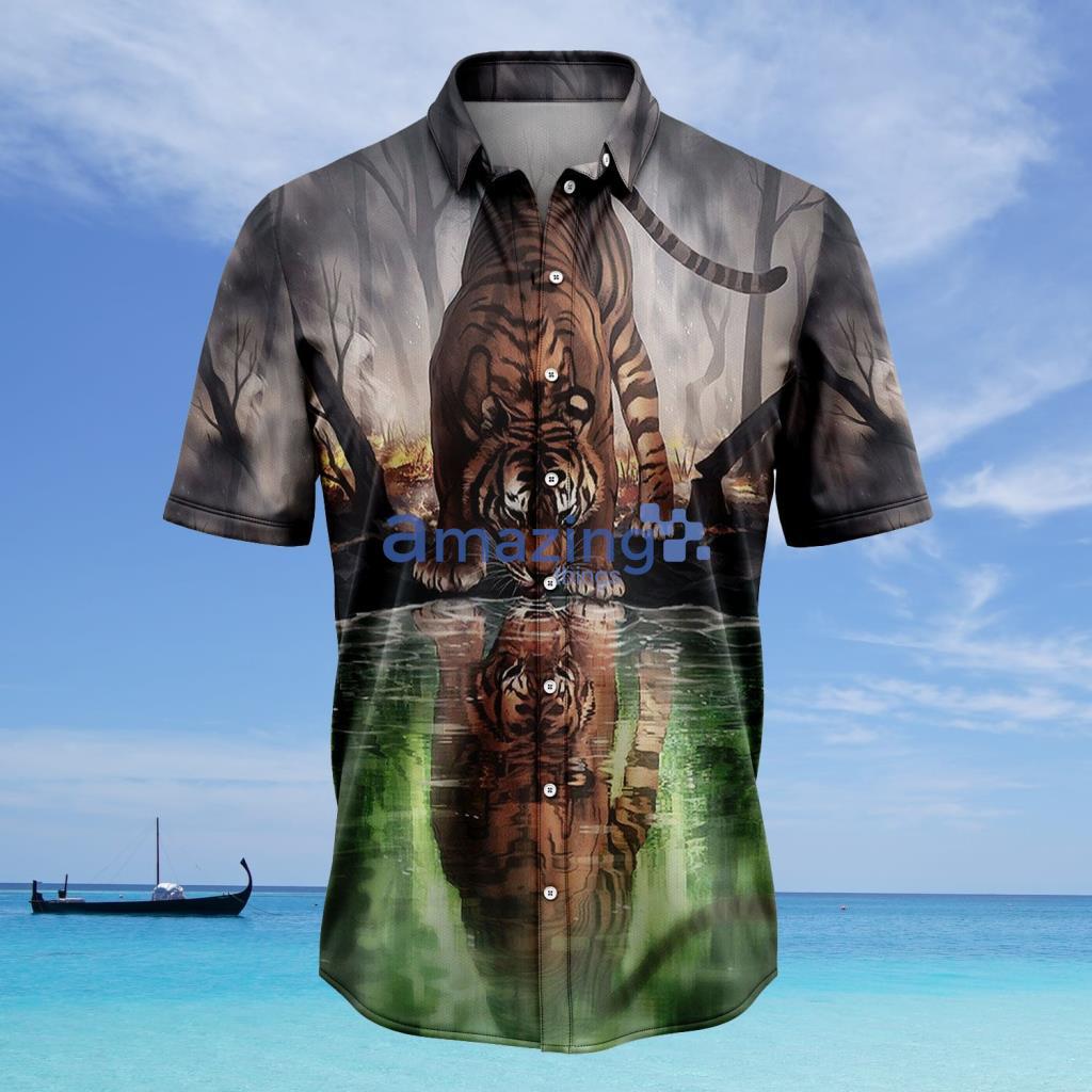 Fantasy Tiger Hawaiian Shirt - Fantasy Tiger Hawaiian Shirt