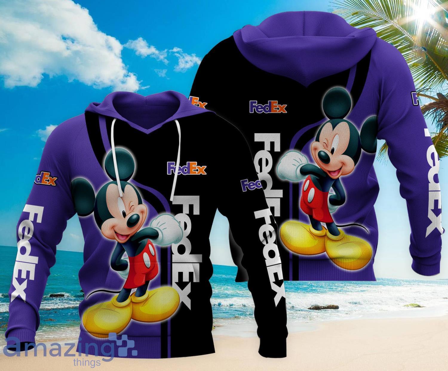 Fedex 3D All Over Printed Hoodie Zip Hoodie For Mickey Lover Product Photo 1