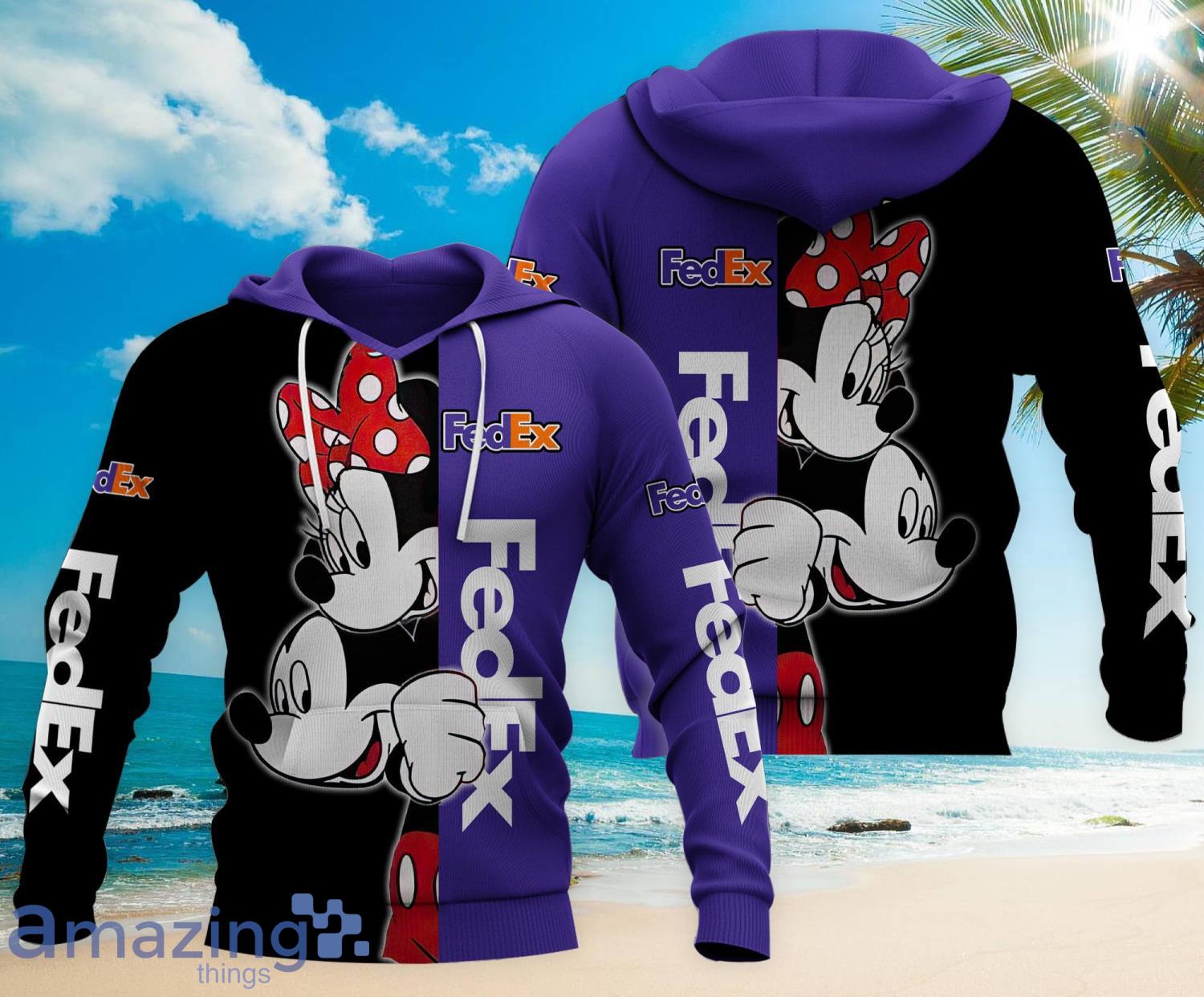 Fedex Mickey And Minnie 3D All Over Printed Hoodie Zip Hoodie Product Photo 1