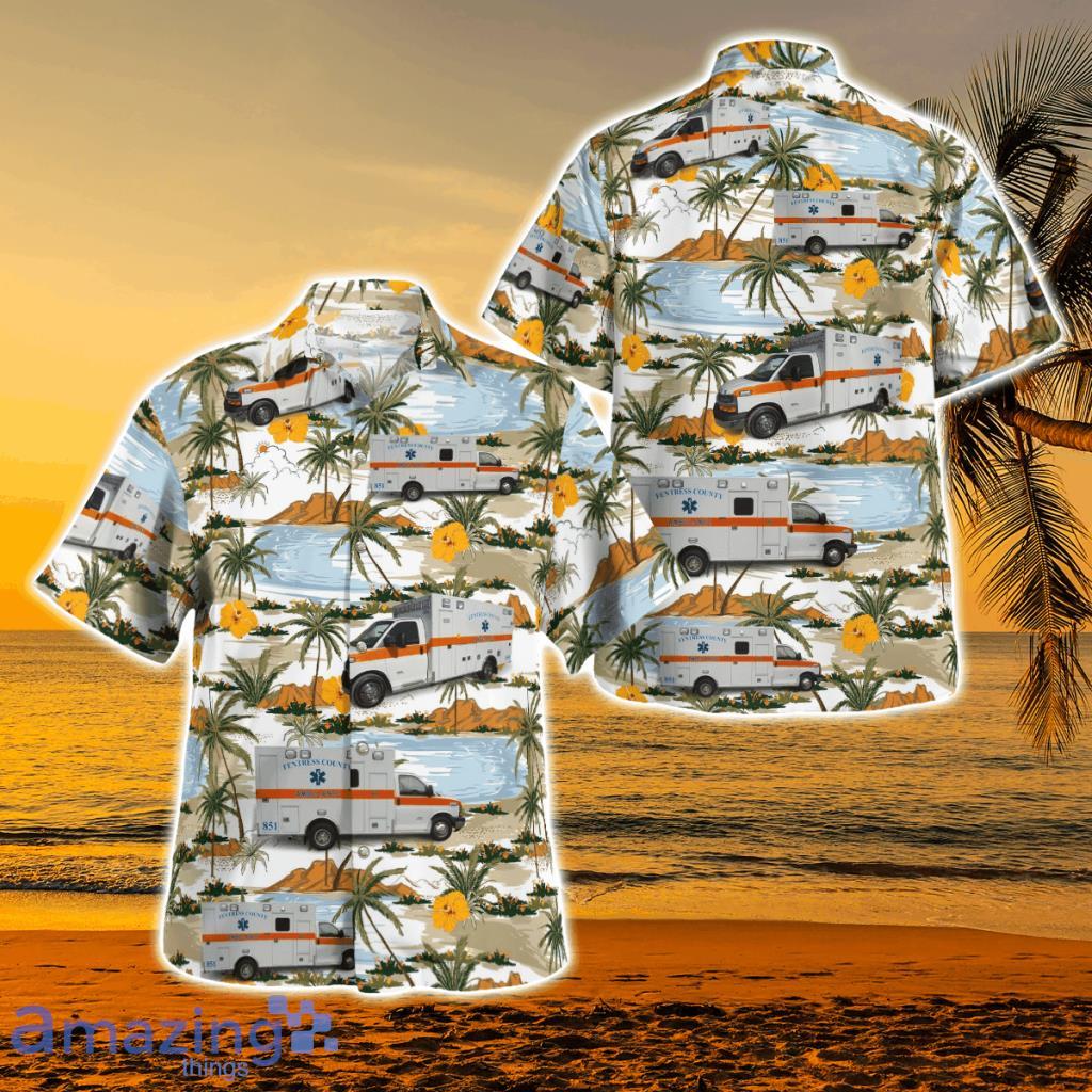 Fentress County Ems, Jamestown, Tennessee Hawaiian Shirt - Fentress County Ems, Jamestown, Tennessee Hawaiian Shirt