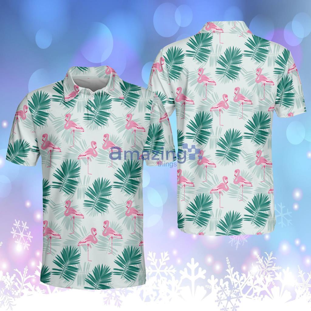Floral Golf Polo Tropical Golf Shirts Men Mens Flamingo Tropical Polo Shirt - Floral Golf Polo Tropical Golf Shirts Men Mens Flamingo Tropical Polo Shirt
