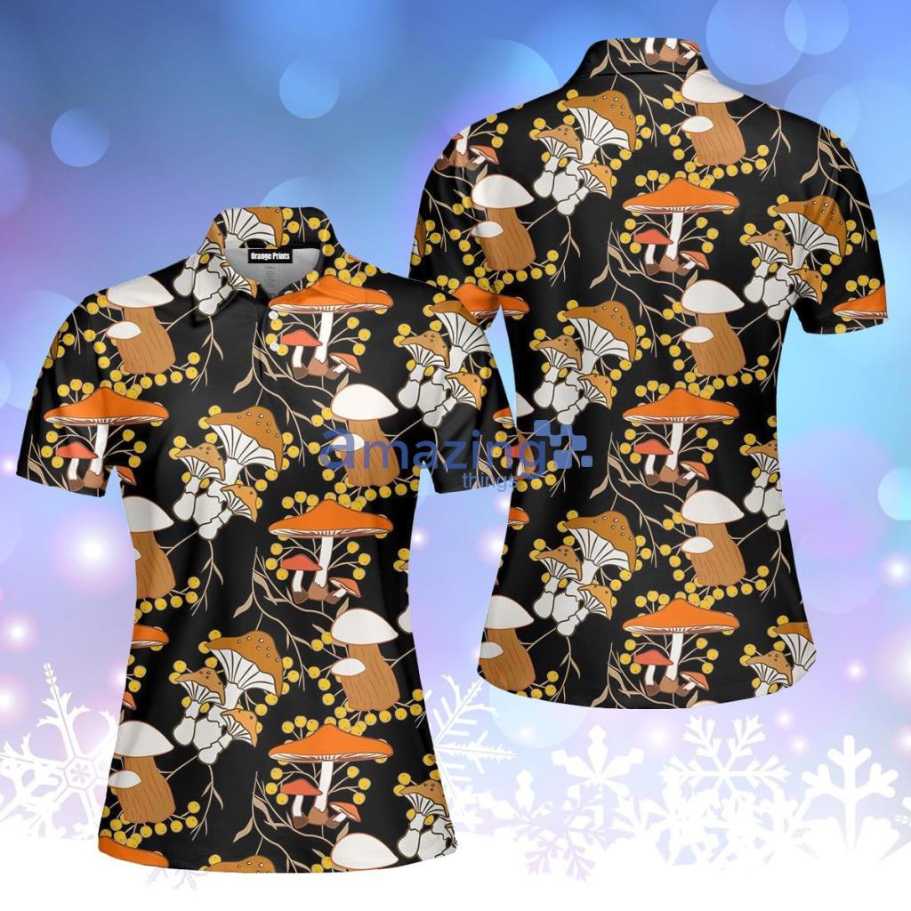 Forage Around And Find Out Mushroom Polo Shirt For Women - Forage Around And Find Out Mushroom Polo Shirt For Women