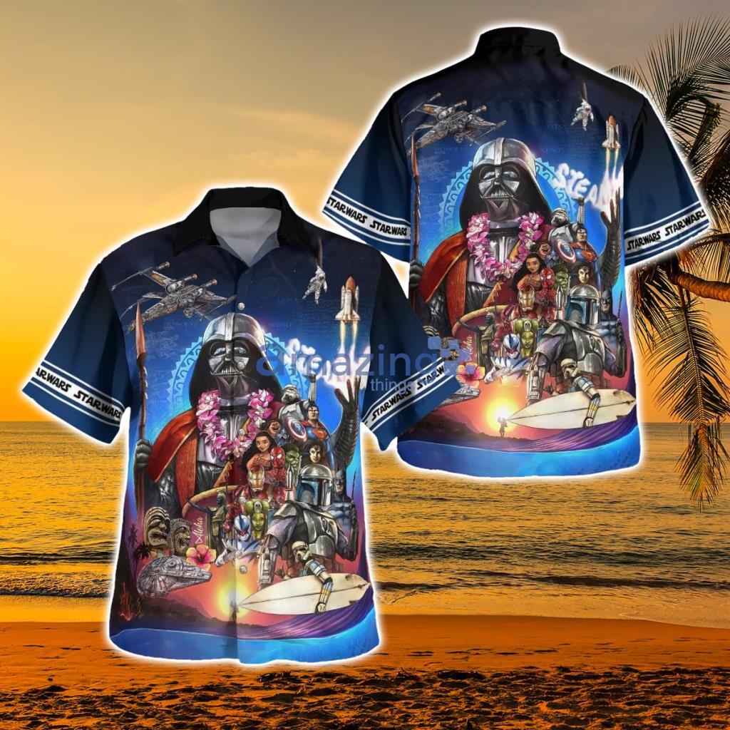 Funny Star Wars Beach Hawaiian Shirt Aloha Shirt For Men Women - Funny Star Wars Beach Hawaiian Shirt Aloha Shirt For Men Women