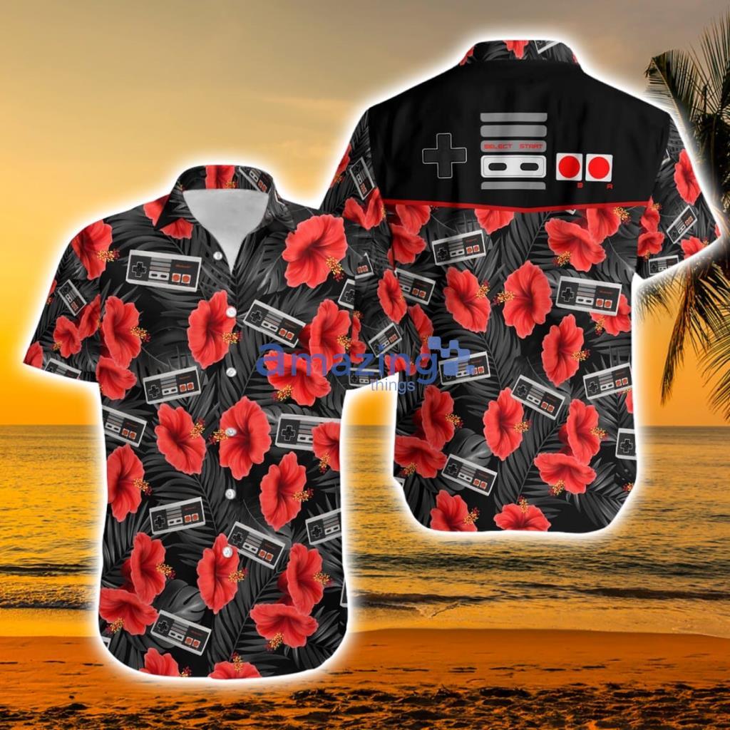 Gamepad Game Controller Hawaiian Shirt - Gamepad Game Controller Hawaiian Shirt