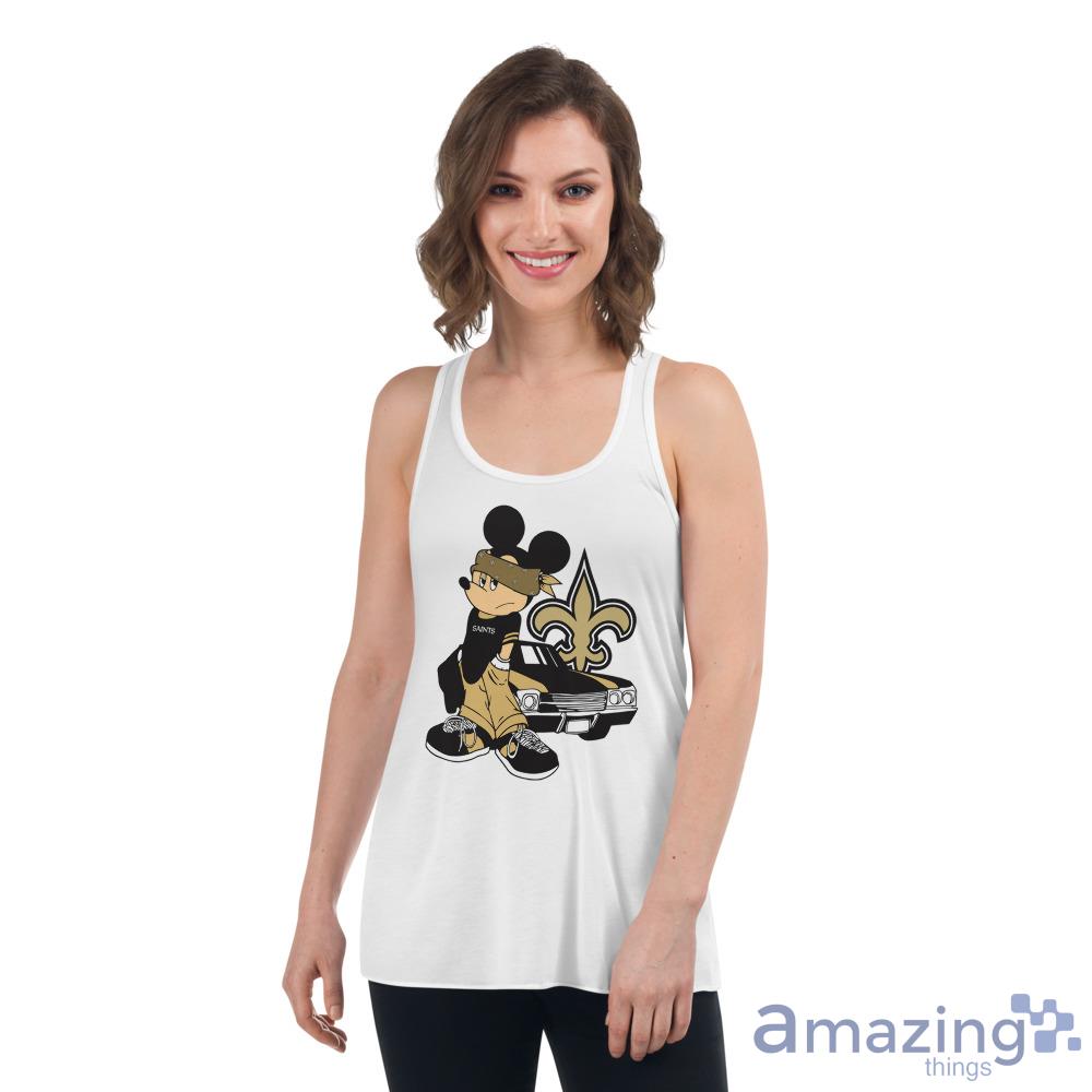 Kids Saints Newest Fan Mickey Shirt Personalized New Orleans 