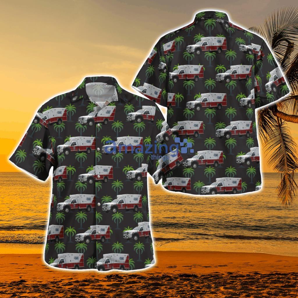 Georgetown, Texas, Williamson County EMS Hawaiian Shirt - Georgetown, Texas, Williamson County EMS Hawaiian Shirt