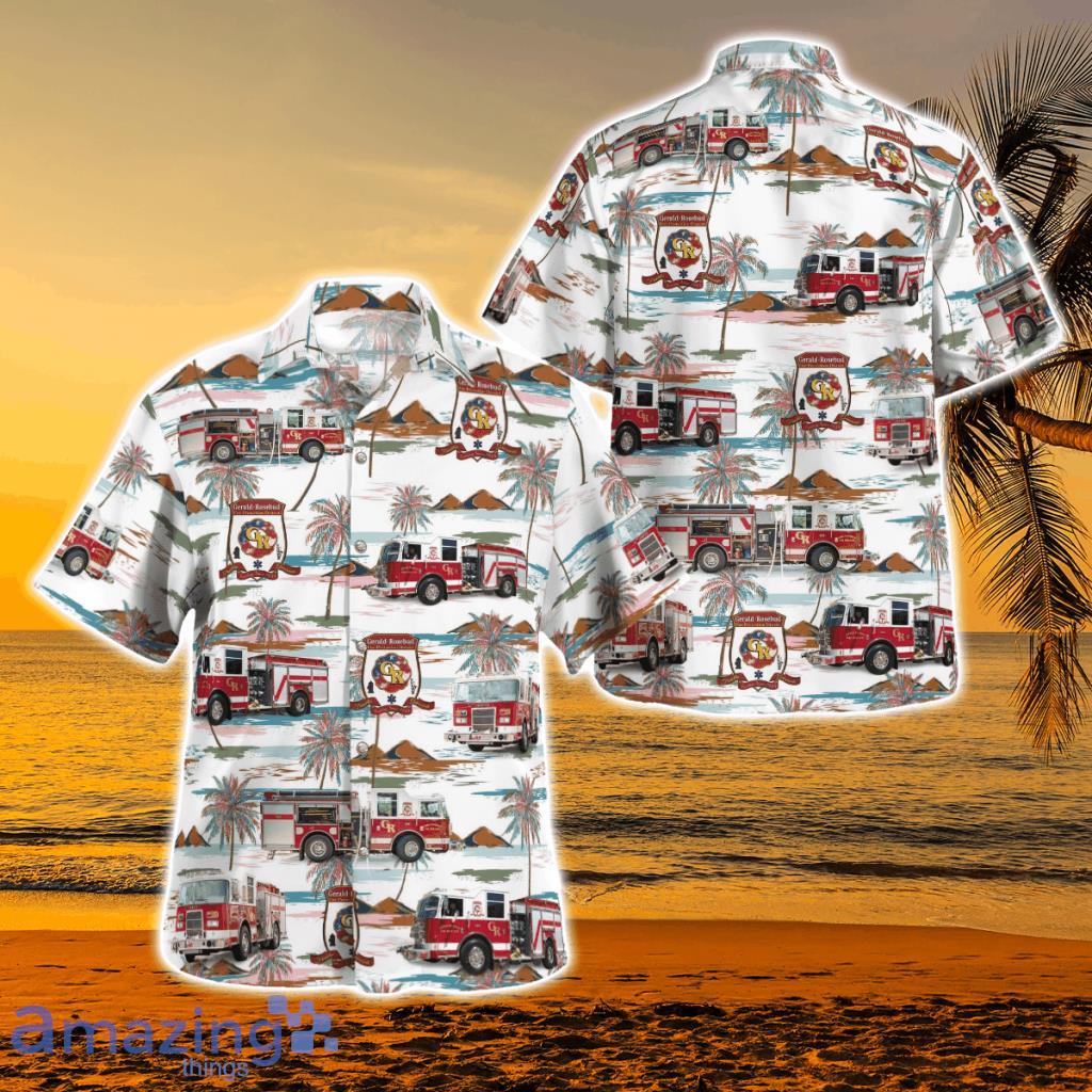 Gerald-Rosebud Fire Protection District Hawaiian Shirt - Gerald-Rosebud Fire Protection District Hawaiian Shirt