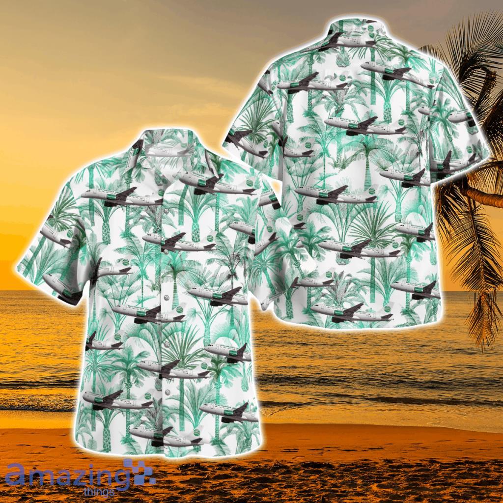 Germania (Airline) Airbus A319-100 Hawaiian Shirt - Germania (Airline) Airbus A319-100 Hawaiian Shirt