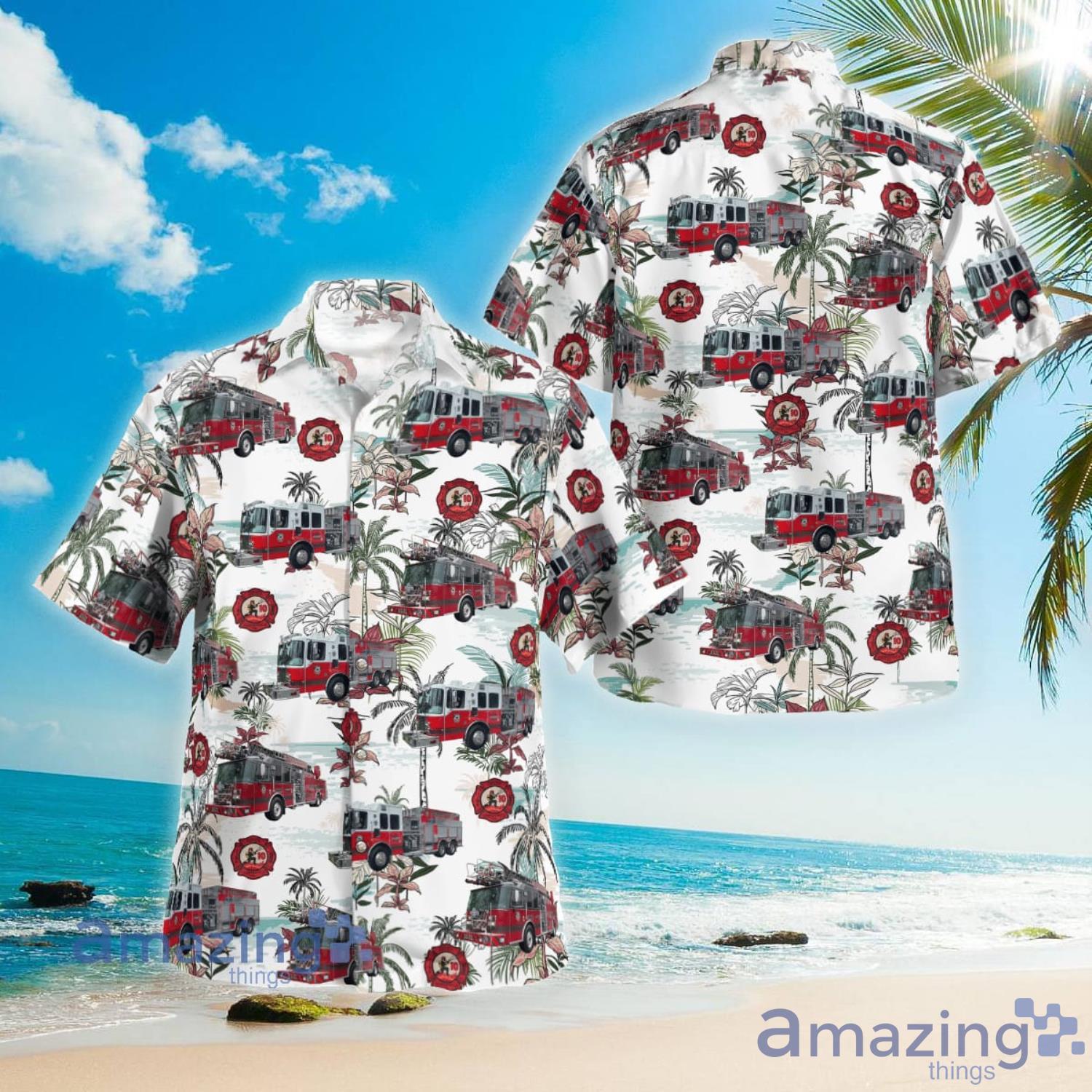 Germansville Fire Company Aloha Short Sleeve Hawaiian Shirt Summer Gift Product Photo 1