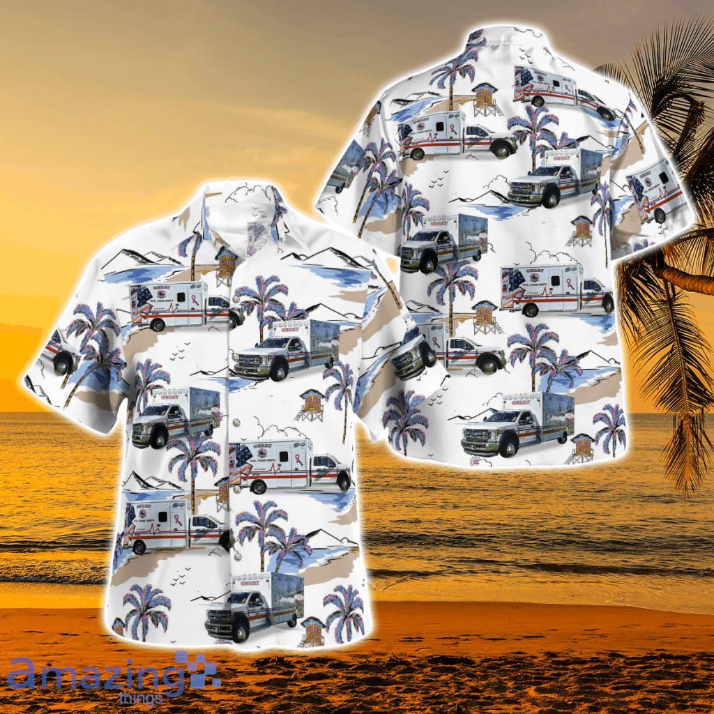 Gerry Volunteer Fire Department, New York Hawaiian Shirt - Gerry Volunteer Fire Department, New York Hawaiian Shirt