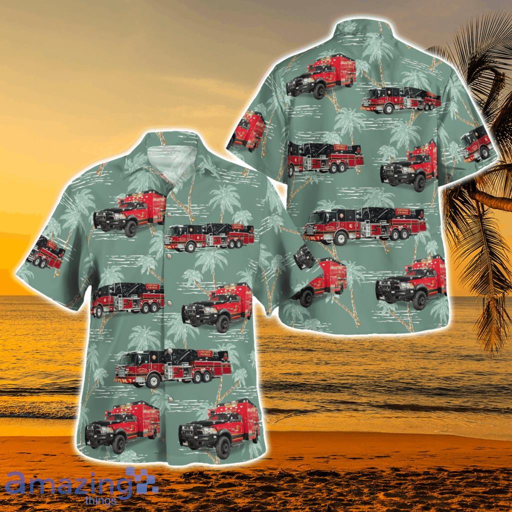 Glynn County Fire Rescue, Georgia Hawaiian Shirt - Glynn County Fire Rescue, Georgia Hawaiian Shirt