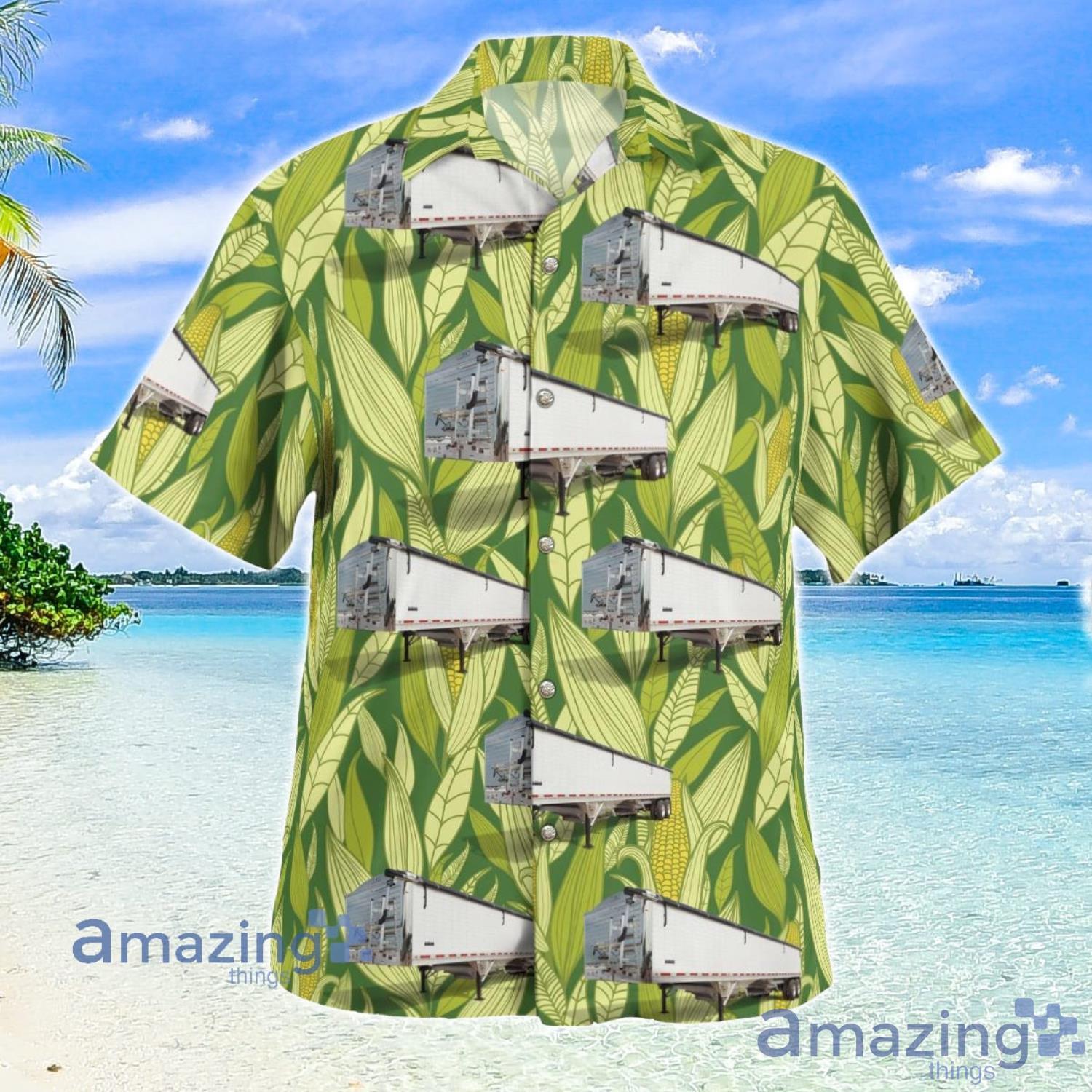 Grain Trailer Aloha Short Sleeve Hawaiian Shirt Summer Gift image Grain Trailer Aloha Short Sleeve Hawaiian Shirt Summer Gift Product Photo 2